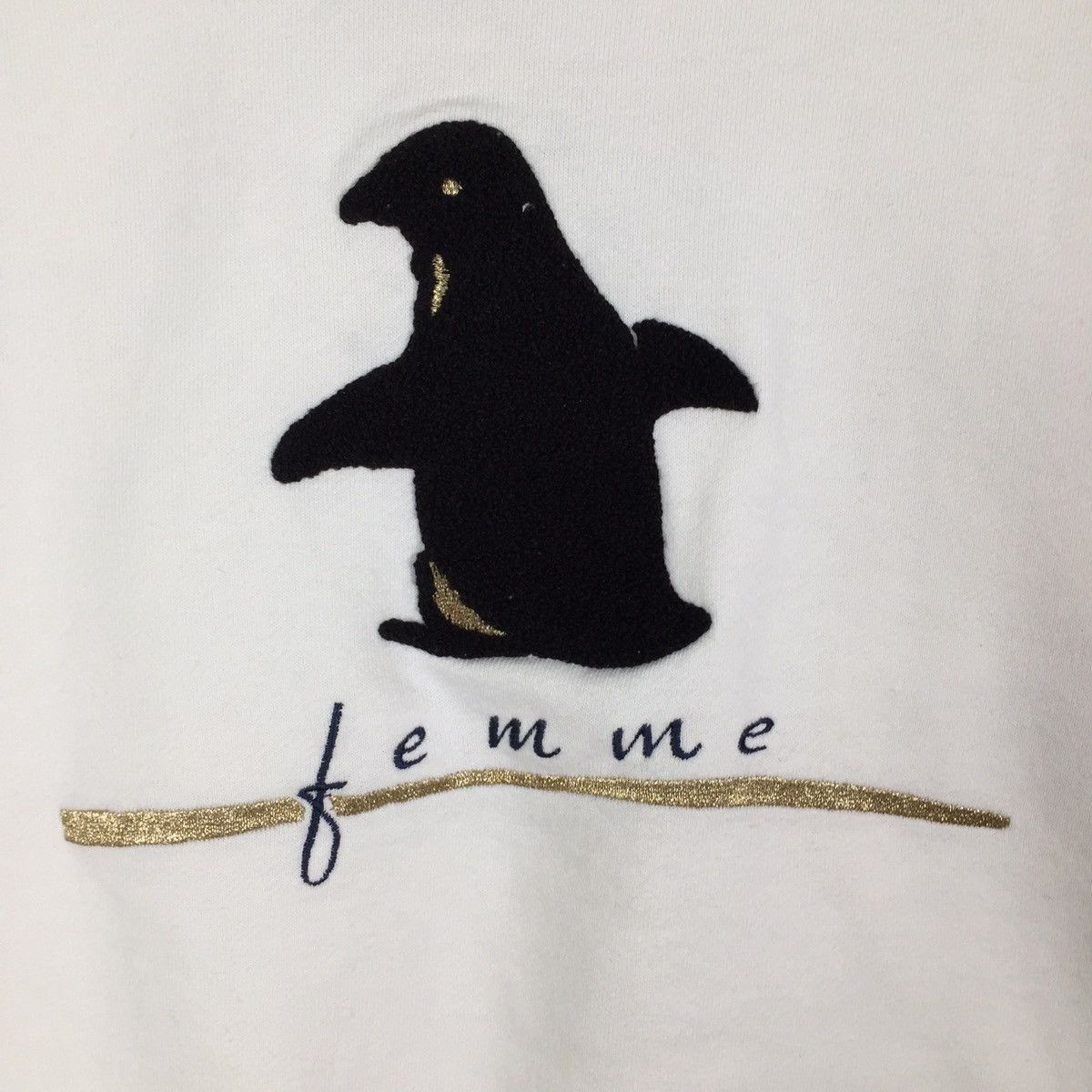 Japanese Brand × Vintage Vintage Zero Femme Sweatshirt Biglogo Zero Femme Cropped Size US M / EU 48-50 / 2 - 2 Thumbnail