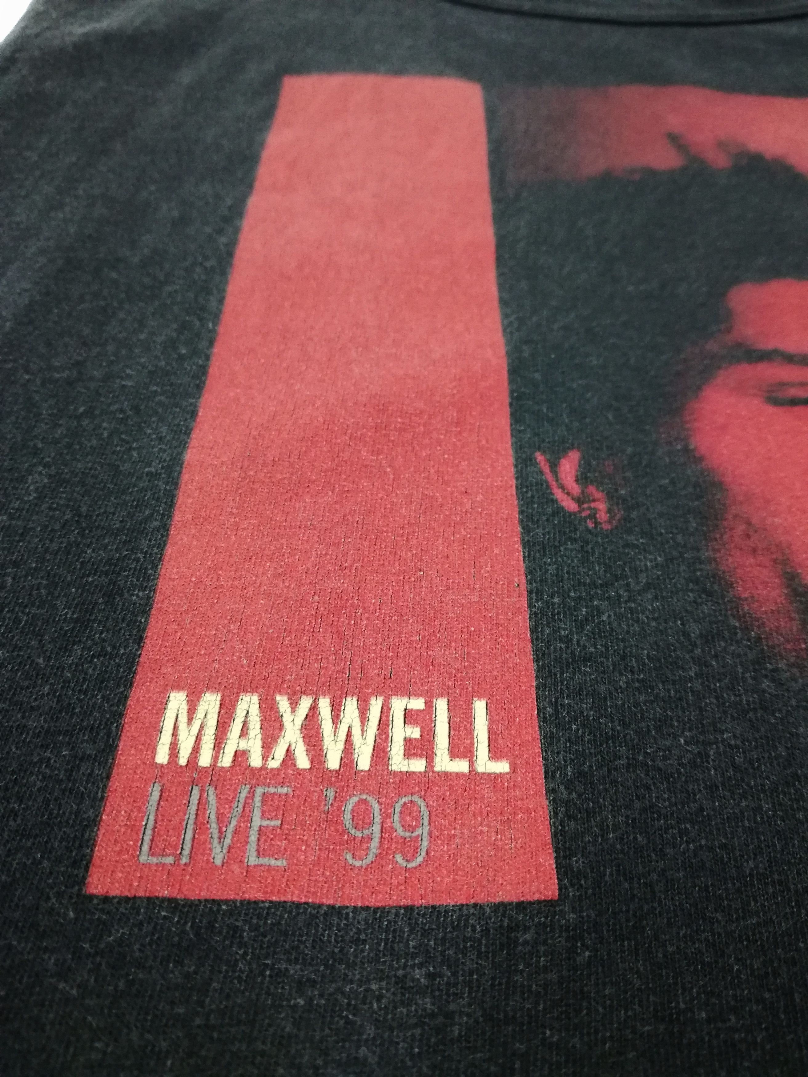 Band Tees × Rap Tees × Vintage 🔥Tag Murina Maxwell Live SS 99 Now Hip Hop Album Band🔥 Size US L / EU 52-54 / 3 - 3 Thumbnail