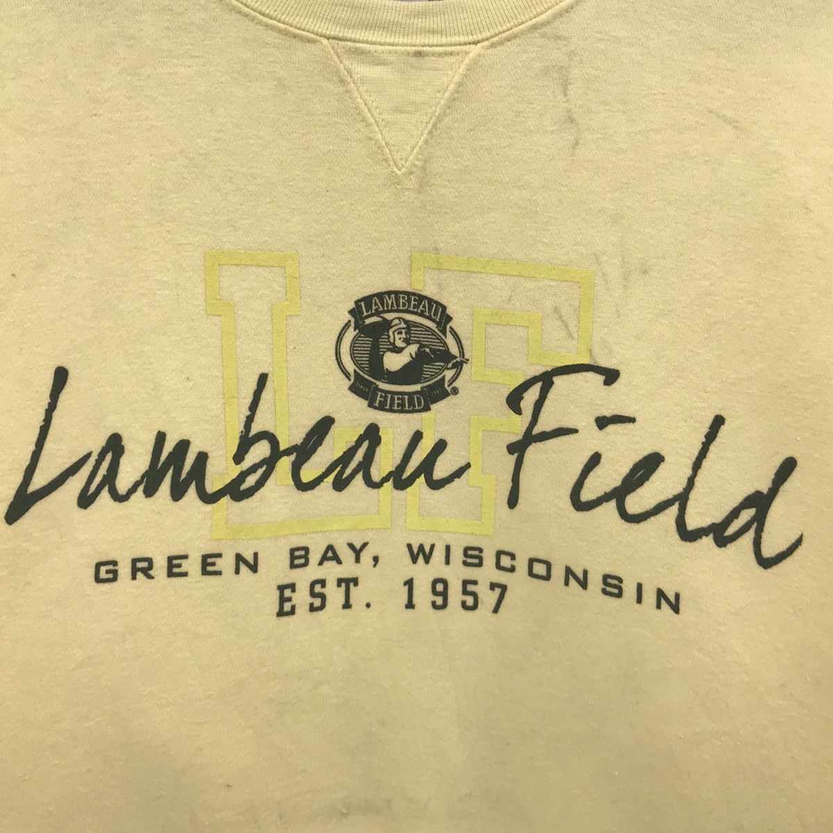 Gear for Sports × Vintage Vintage Lambeau Field Sweatshirt Lambeau Greenbay Wisconsin Size US L / EU 52-54 / 3 - 3 Thumbnail