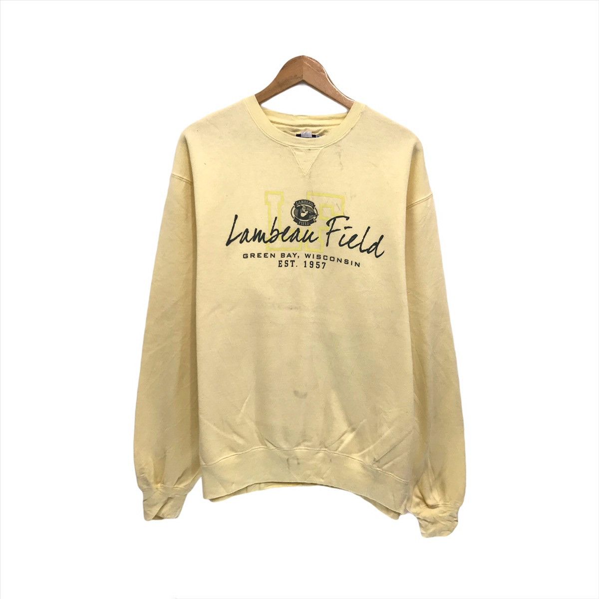 Gear for Sports × Vintage Vintage Lambeau Field Sweatshirt Lambeau Greenbay Wisconsin Size US L / EU 52-54 / 3 - 1 Thumbnail