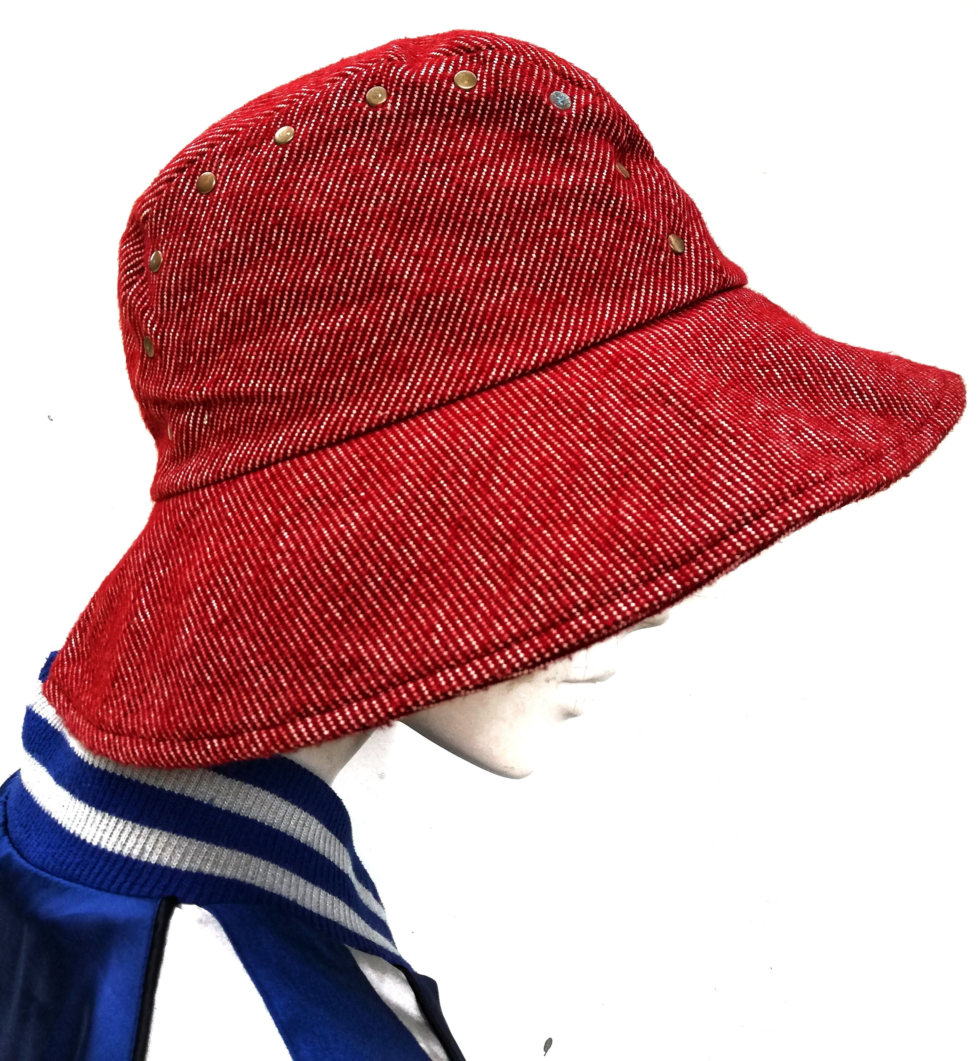 Japanese Brand 🔥Japanese Brand Coup De Change Rivet Button Bucket Hat🔥 Size ONE SIZE - 6 Thumbnail