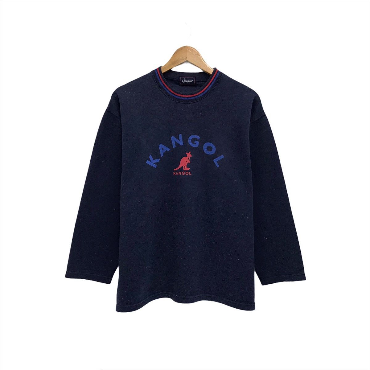 Vintage Kangol Sweatshirt Crew Neck Big Logo Kangol