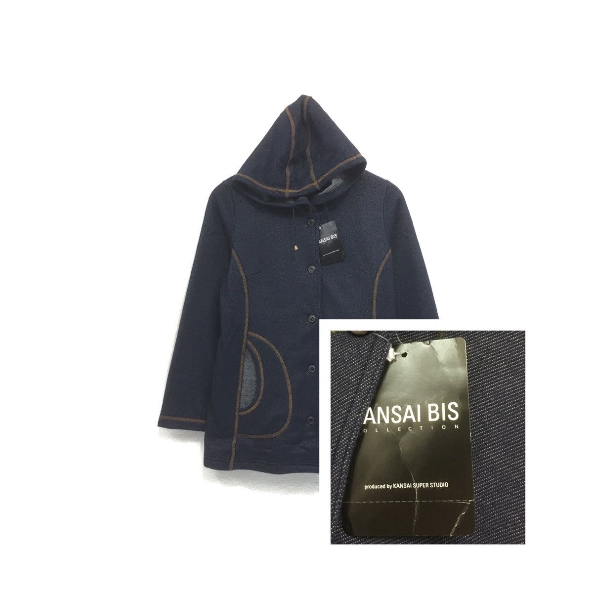 Japanese Brand × Kansai Yamamoto Kansai Yamamoto Hoodies Kansai Bis Size US M / EU 48-50 / 2 - 1 Thumbnail
