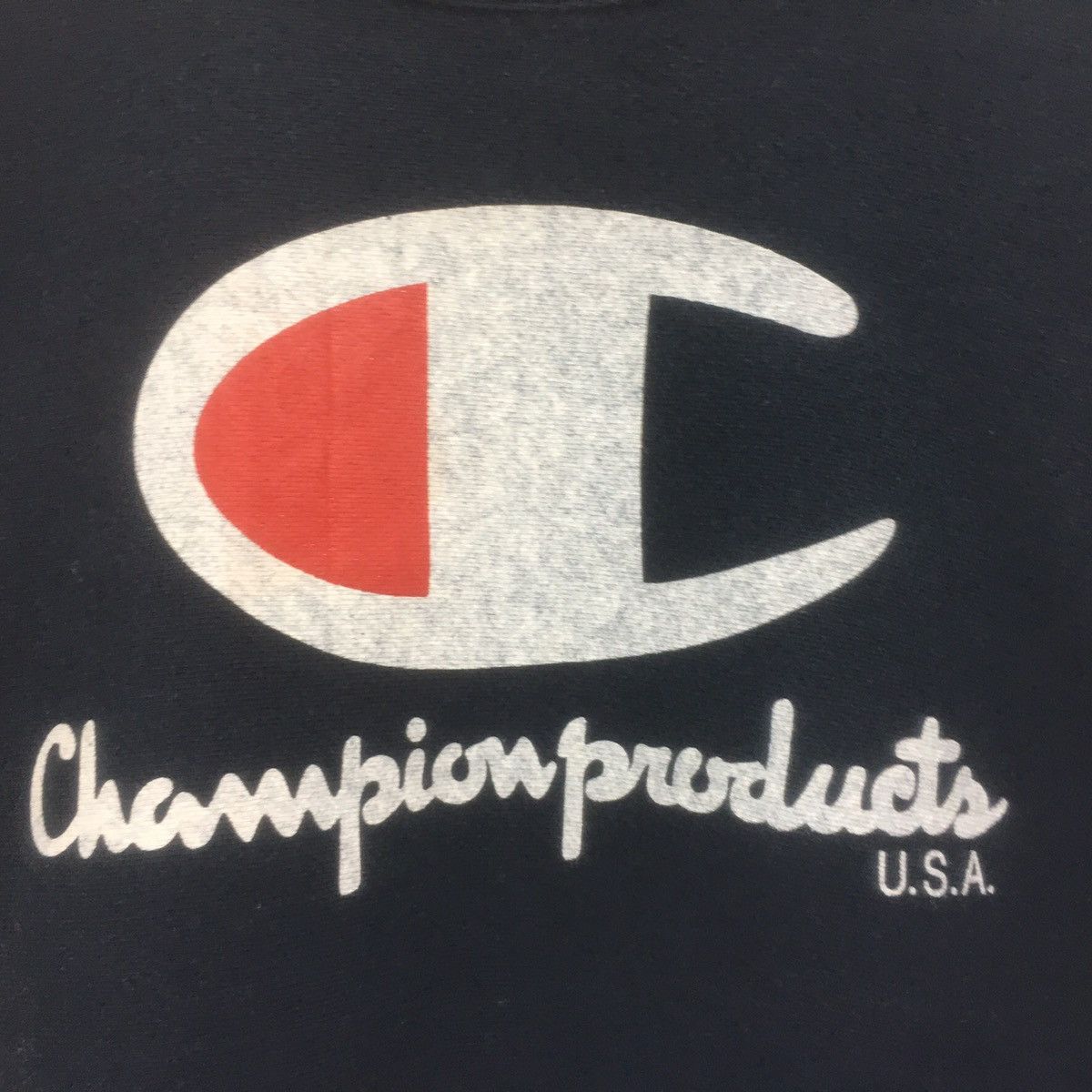 Champion × Vintage Vintage Champion Big Logo Champion Product USA Size US L / EU 52-54 / 3 - 3 Thumbnail