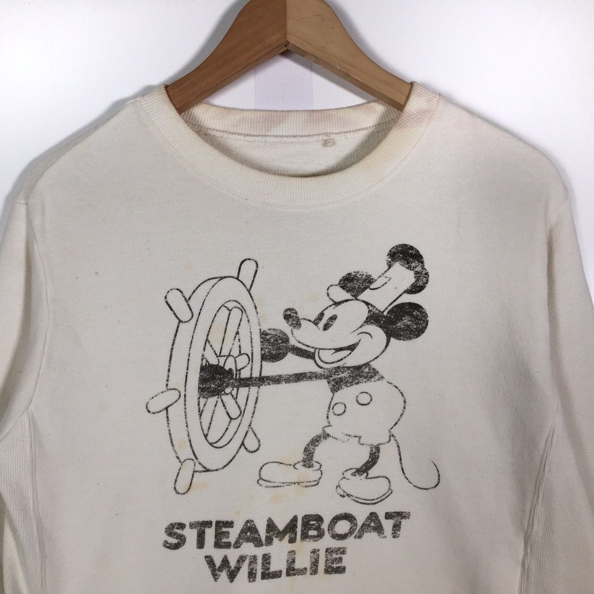 Cartoon Network × Japanese Brand × Mickey Mouse Vintage Mickey Mouse Sweatshirt Biglogo Steamboat Willie Size US XS / EU 42 / 0 - 3 Thumbnail