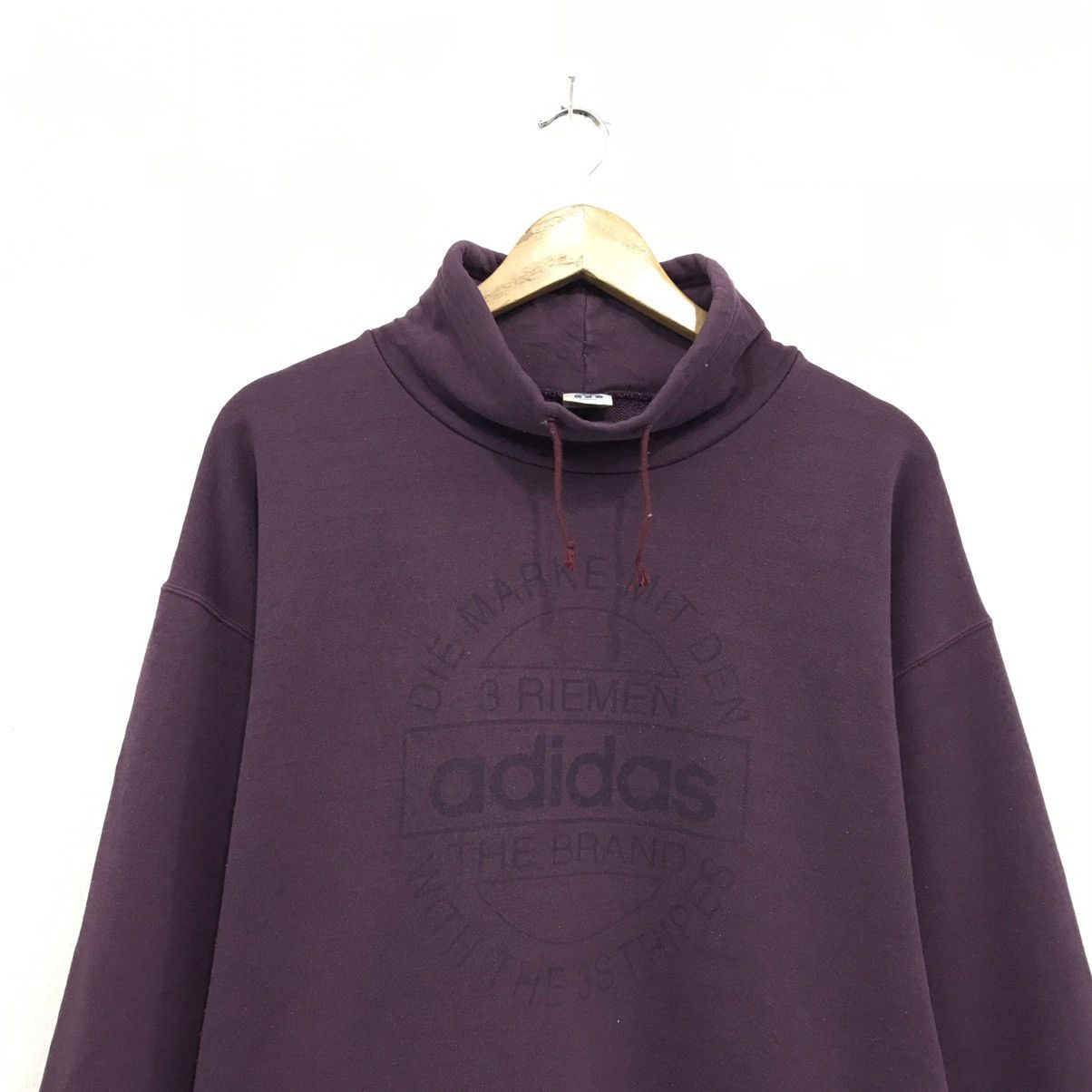 Adidas × Vintage Vintage Adidas Big Spellout Adidas Trefoils Adidas Stripes Size US L / EU 52-54 / 3 - 3 Thumbnail