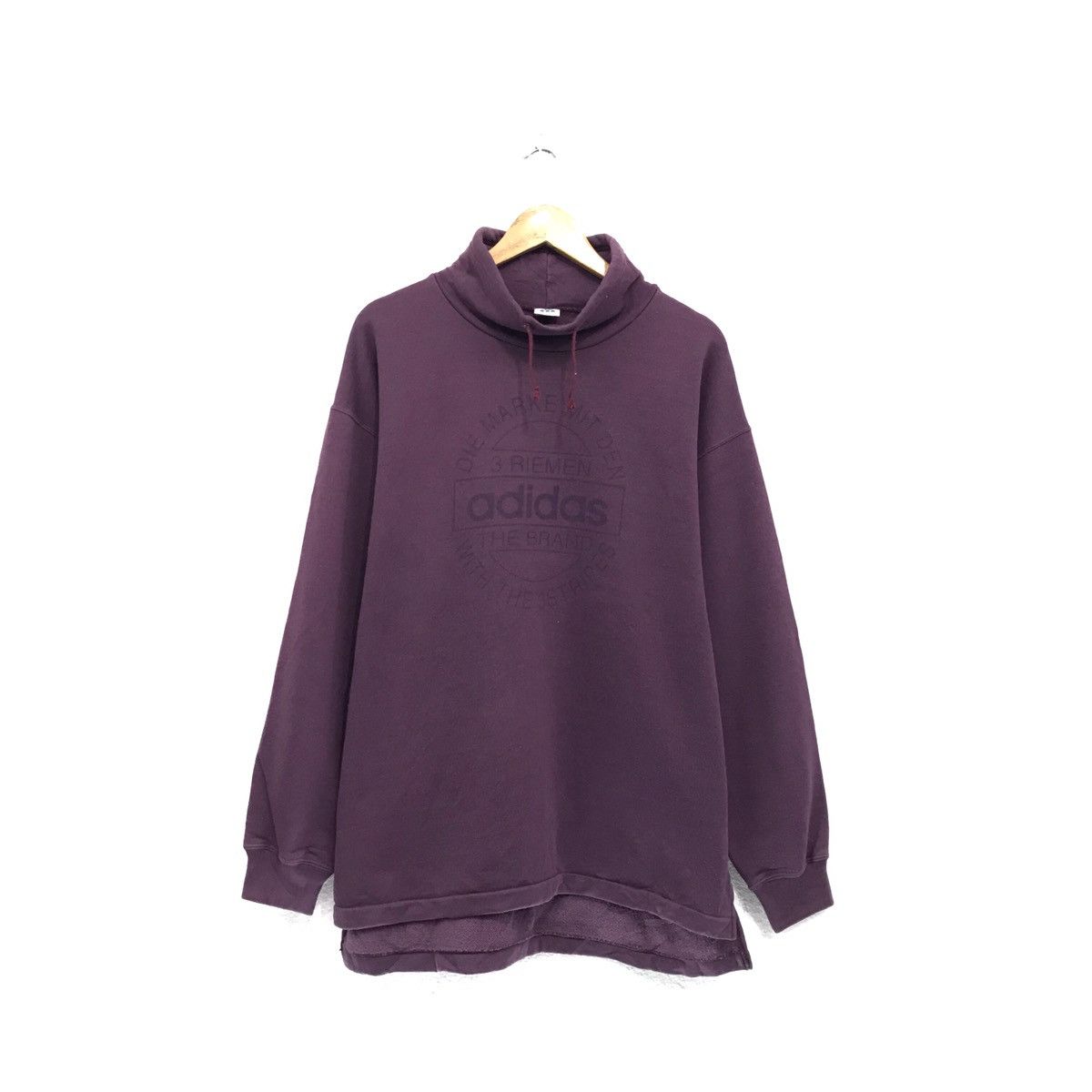 Adidas × Vintage Vintage Adidas Big Spellout Adidas Trefoils Adidas Stripes Size US L / EU 52-54 / 3 - 2 Thumbnail