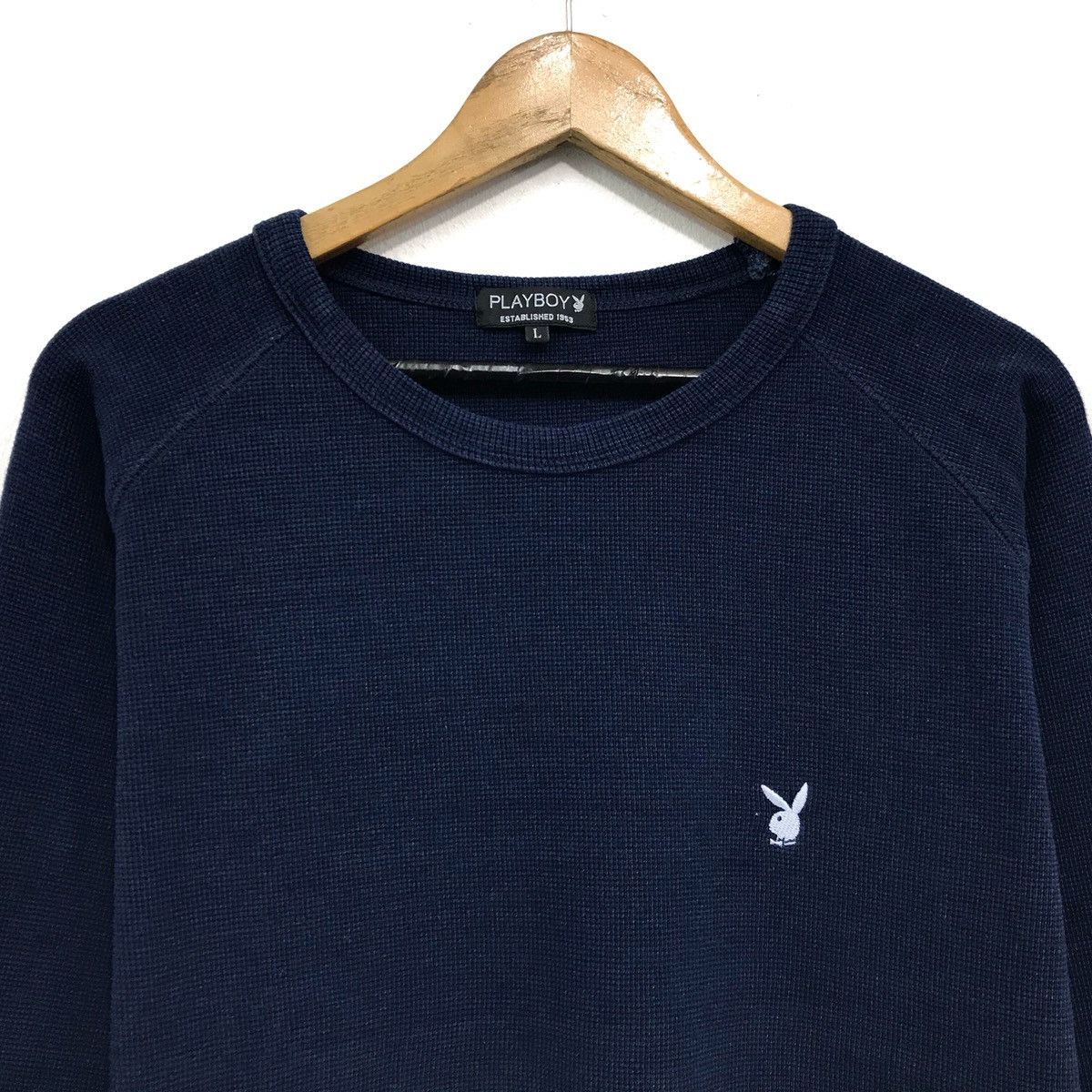 Japanese Brand × Playboy × Vintage Vintage Playboy Sweatshirt Playboy Crew Neck Size US M / EU 48-50 / 2 - 2 Thumbnail