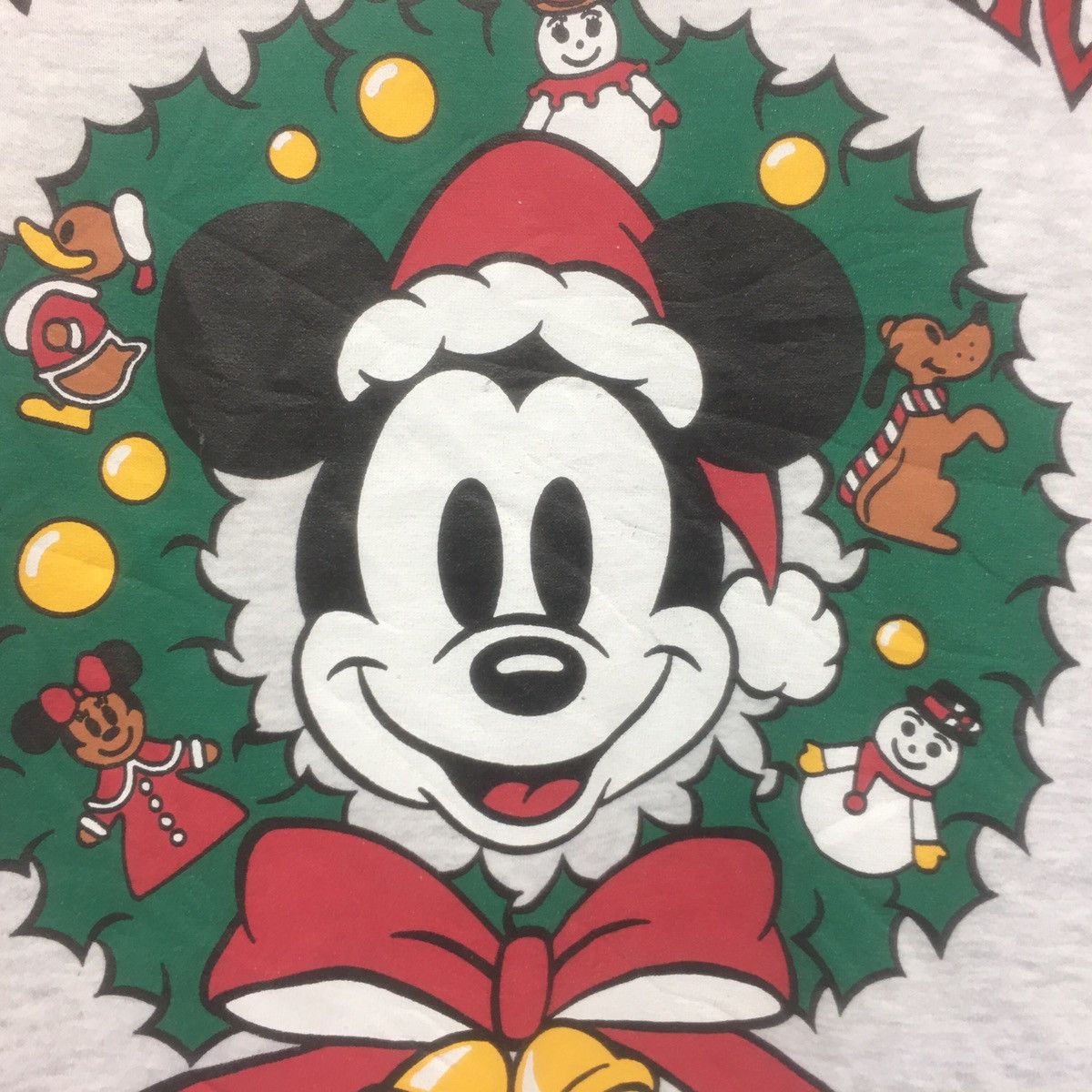 Disney × Mickey Mouse × Other Vintage Walt Disney Production Mickey Mouse Merry Christmas Size US M / EU 48-50 / 2 - 4 Thumbnail