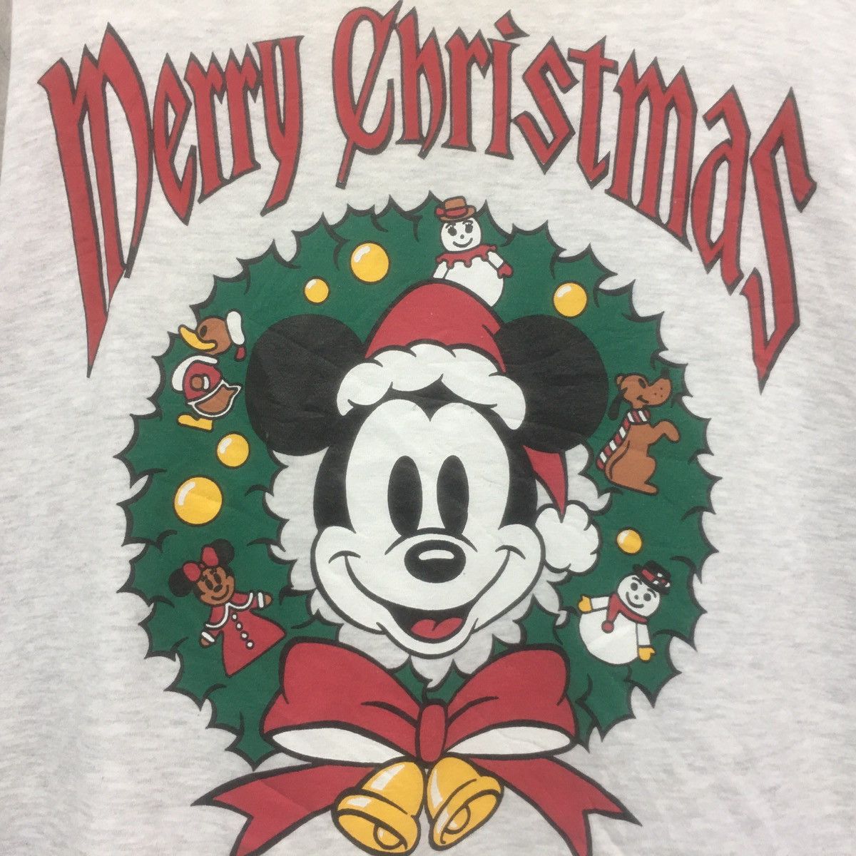 Disney × Mickey Mouse × Other Vintage Walt Disney Production Mickey Mouse Merry Christmas Size US M / EU 48-50 / 2 - 3 Thumbnail