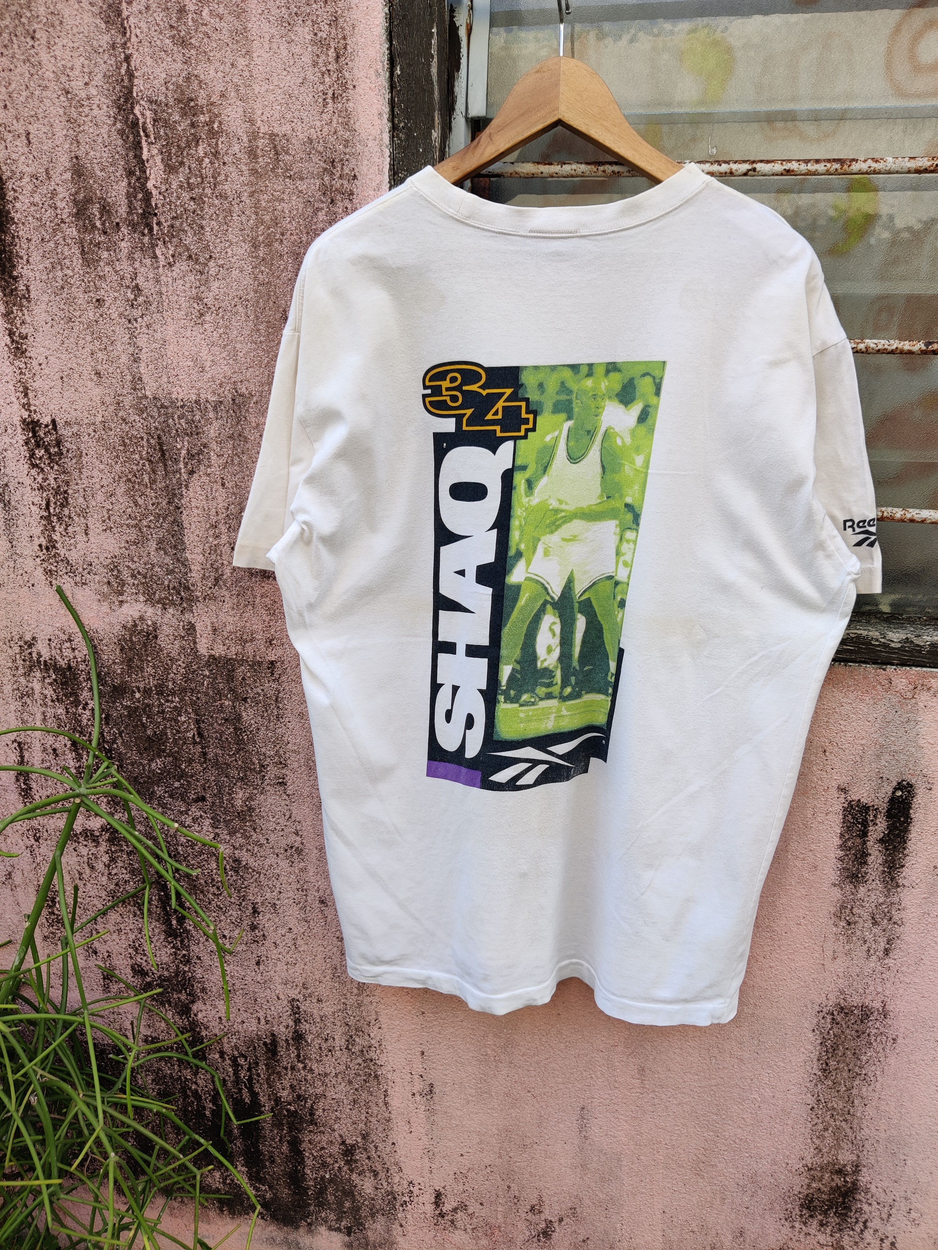 Reebok 🔥Offer Me🔥 Vintage Reebok Big Shaq 34 Promo Shirt Size US M / EU 48-50 / 2 - 2 Thumbnail
