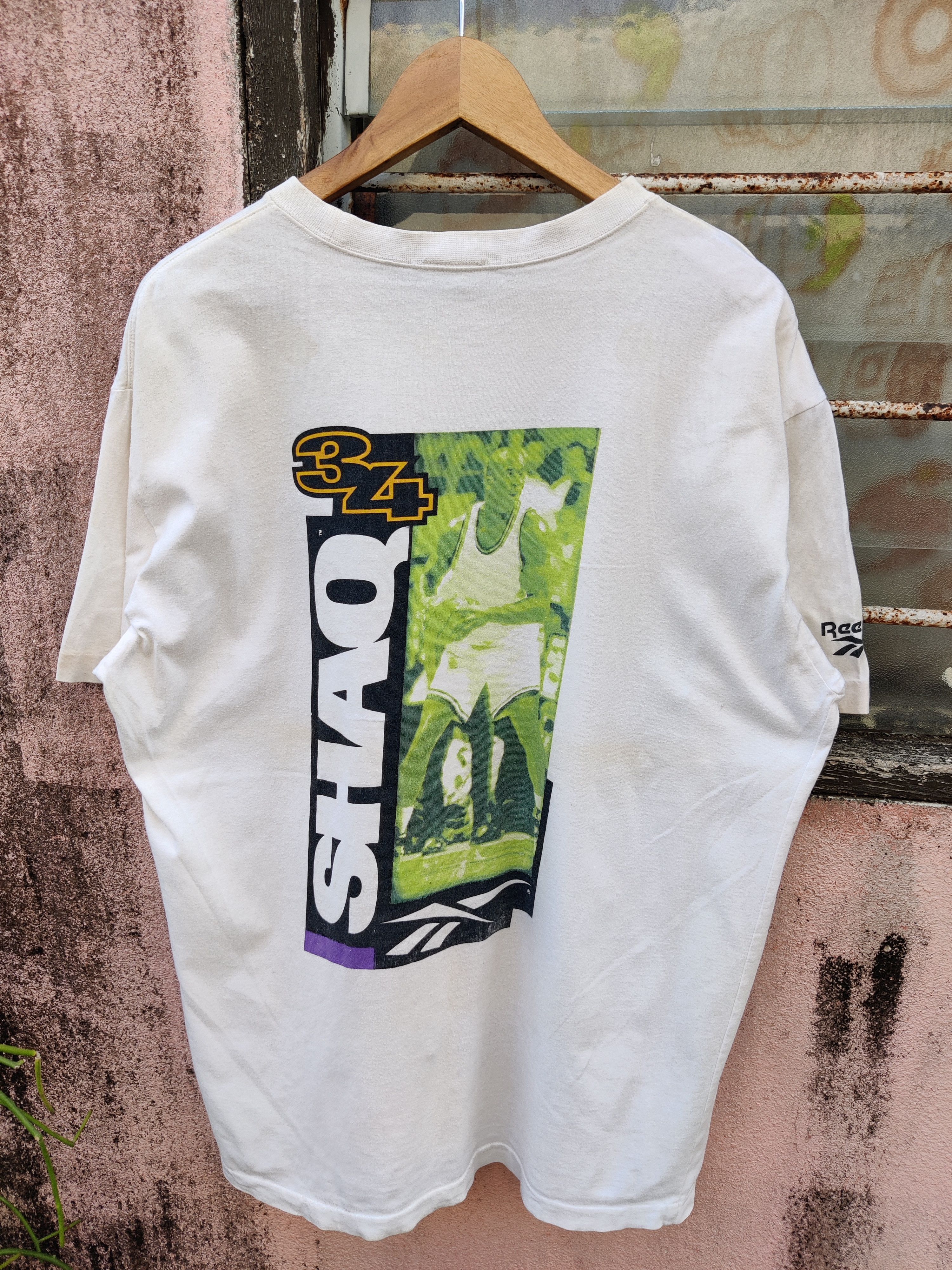 Reebok 🔥Offer Me🔥 Vintage Reebok Big Shaq 34 Promo Shirt Size US M / EU 48-50 / 2 - 3 Thumbnail
