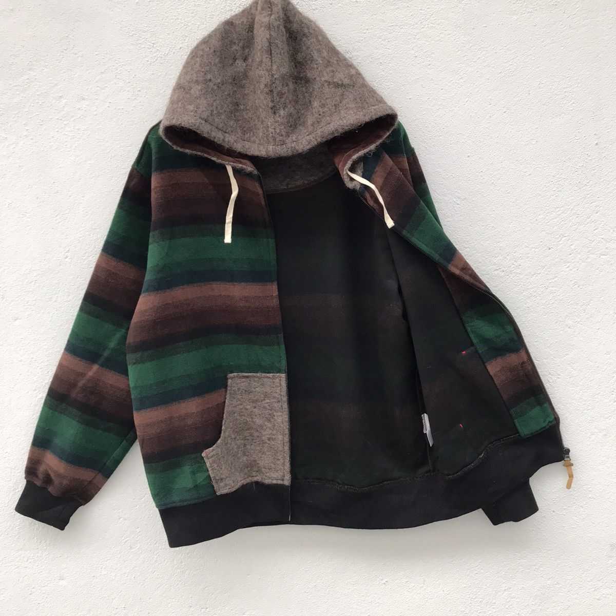 Japanese Brand Loky the Blackpage Border Striped Hooded Sweater Size US XL / EU 56 / 4 - 3 Thumbnail