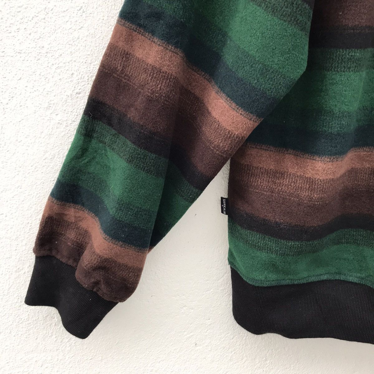 Japanese Brand Loky the Blackpage Border Striped Hooded Sweater Size US XL / EU 56 / 4 - 6 Thumbnail