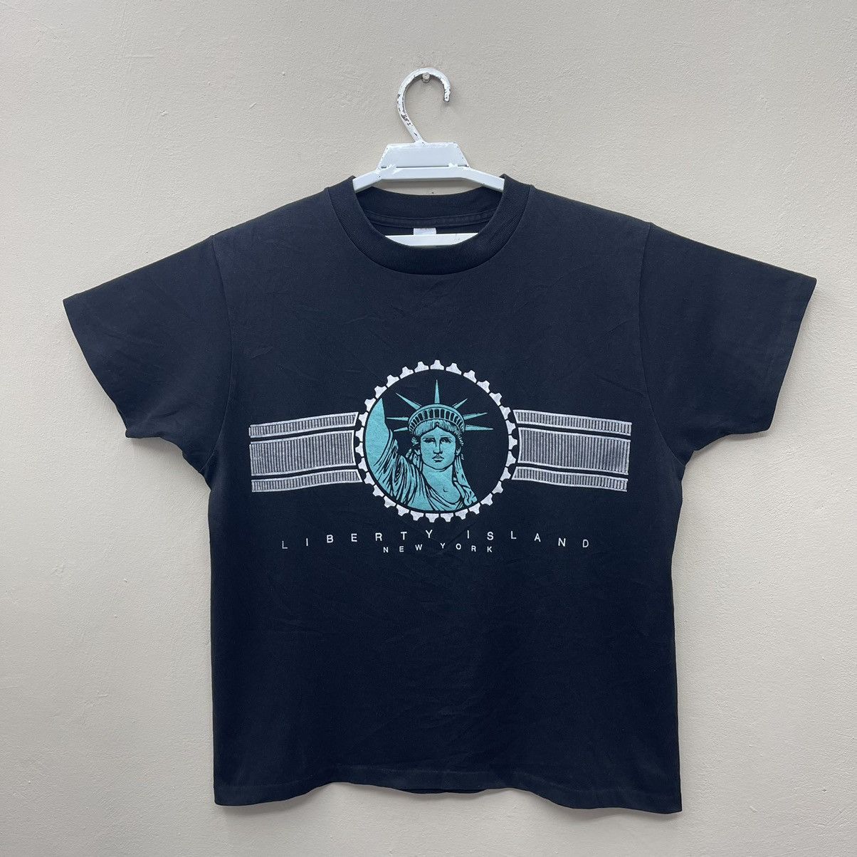 Vintage 90s Liberty Island New York Xlarge Single Stitch
