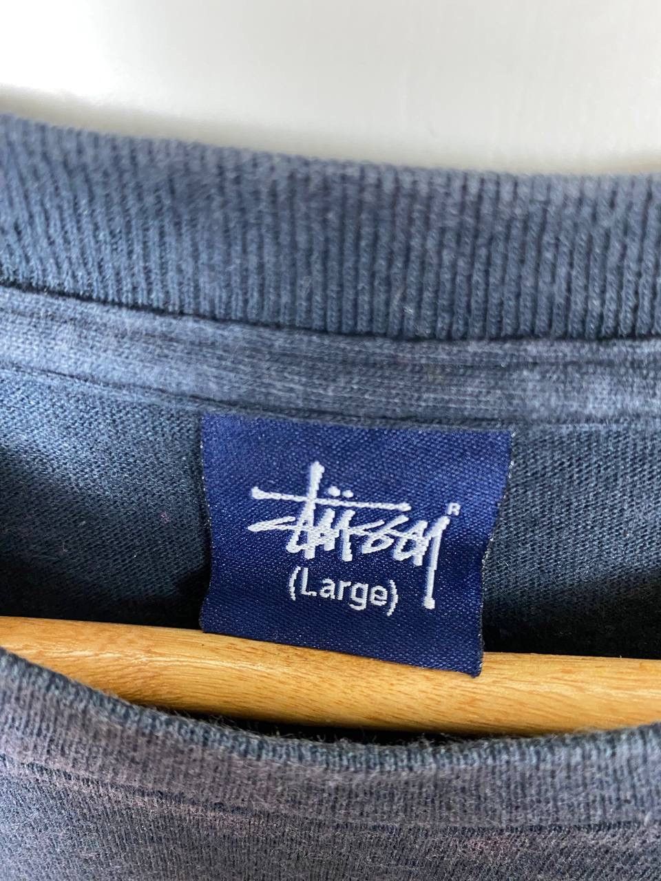 Stussy × Vintage Pick ! Vintage 90s Stussy 14K Heaven Tee Shirt Size US L / EU 52-54 / 3 - 3 Thumbnail