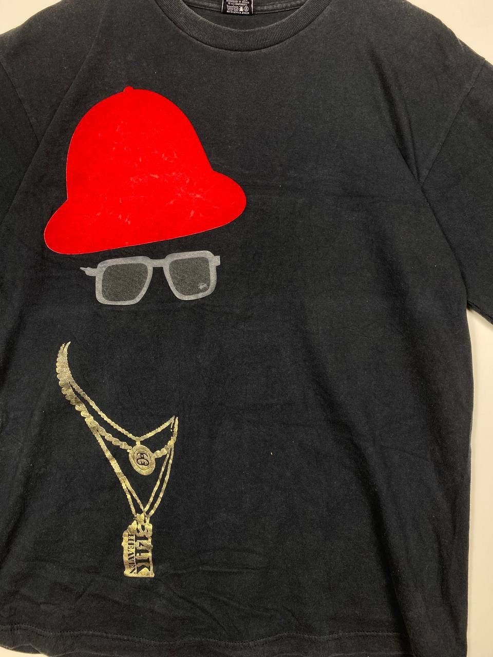 Stussy × Vintage Pick ! Vintage 90s Stussy 14K Heaven Tee Shirt Size US L / EU 52-54 / 3 - 2 Thumbnail