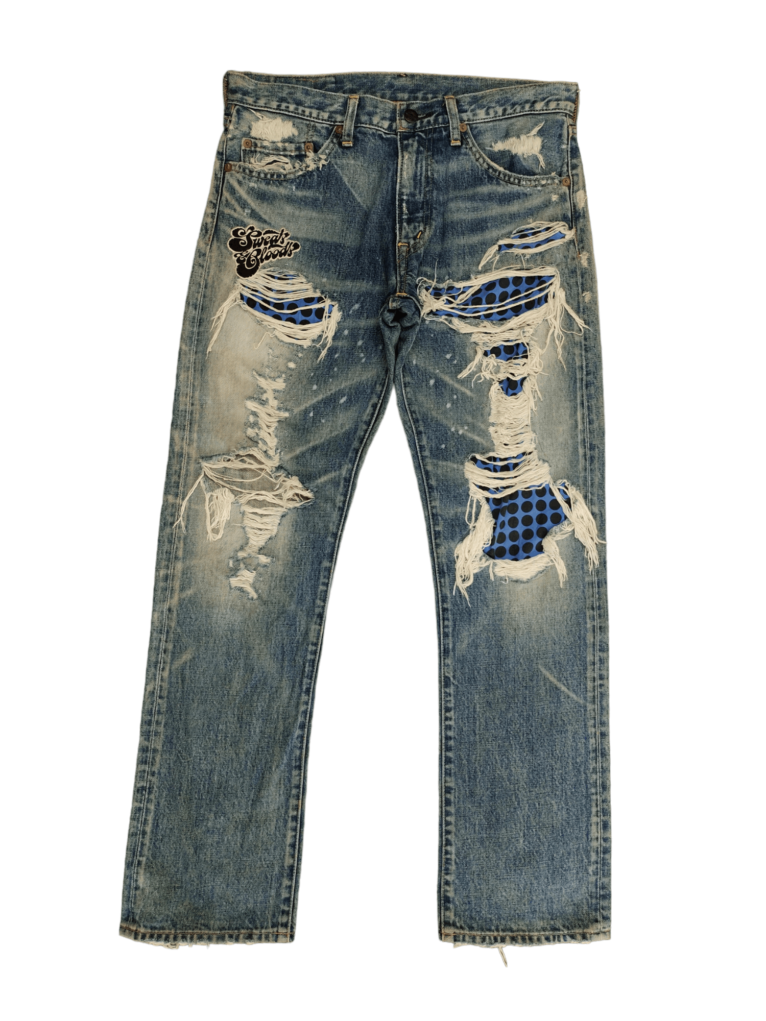 Hysteric Glamour × Japanese Brand × Kapital Rna Inc Distressed Destroy ...