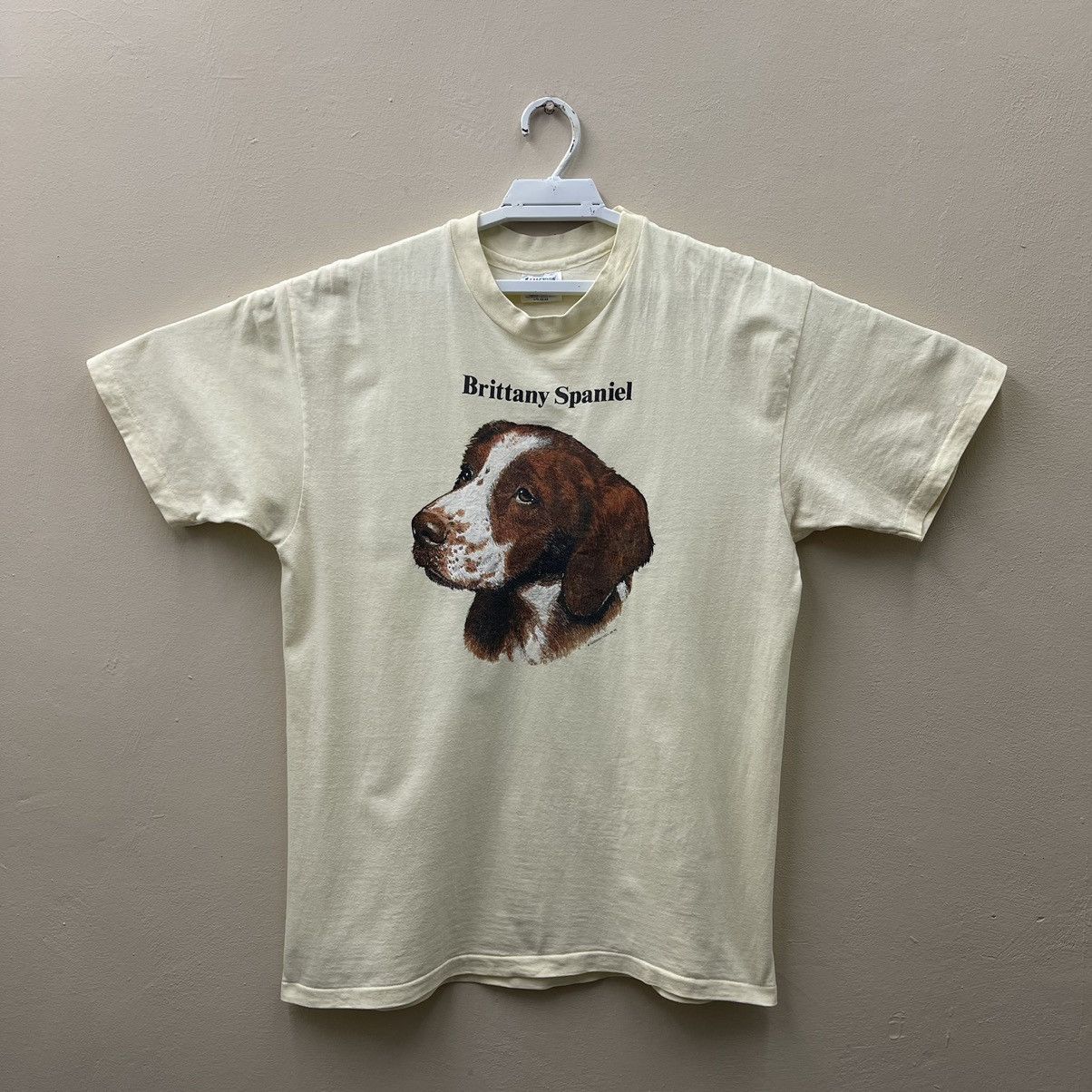 Beauty Beast × Vintage Vintage 1990 Brittany Spaniel Dog Shirt Size US L / EU 52-54 / 3 - 1 Thumbnail