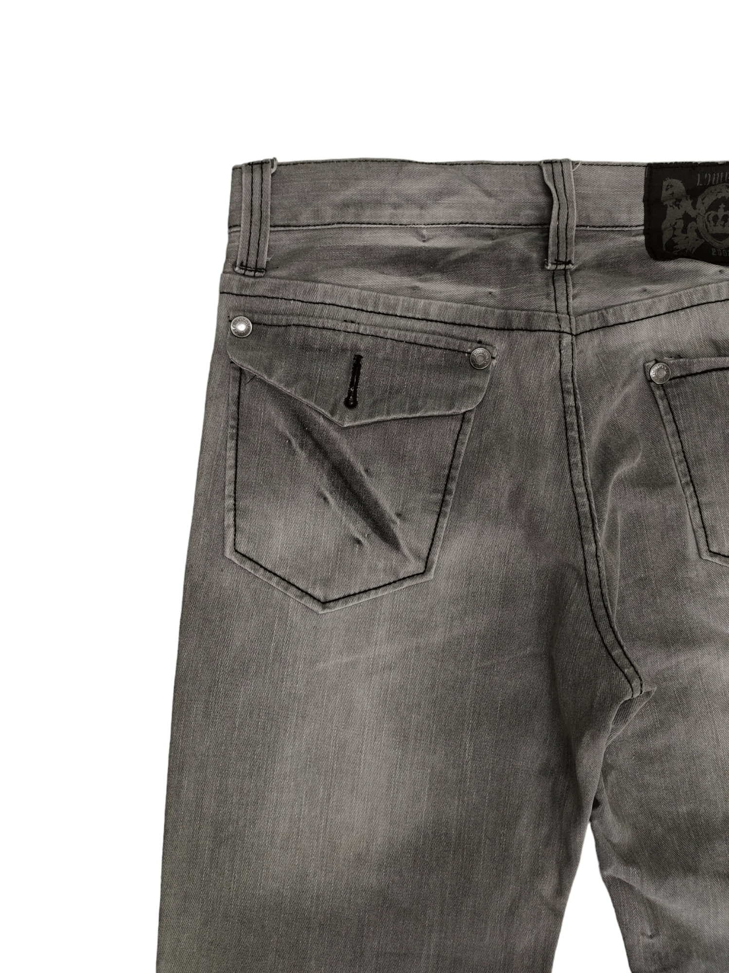 LOWBOX Lowbox Distress Faded Denim Jeans Undercovers Style Size US 33 - 12 Thumbnail