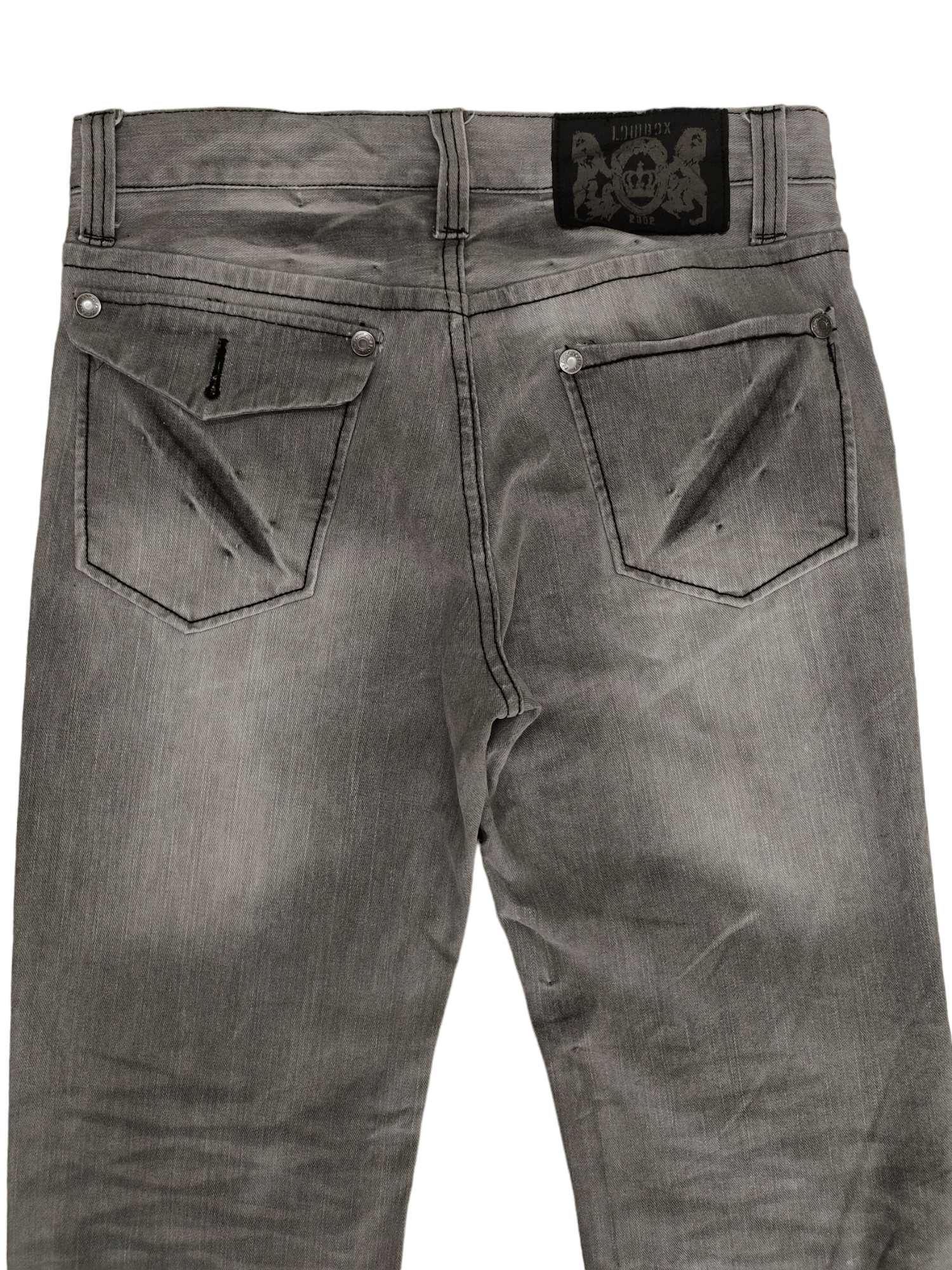 LOWBOX Lowbox Distress Faded Denim Jeans Undercovers Style Size US 33 - 10 Thumbnail