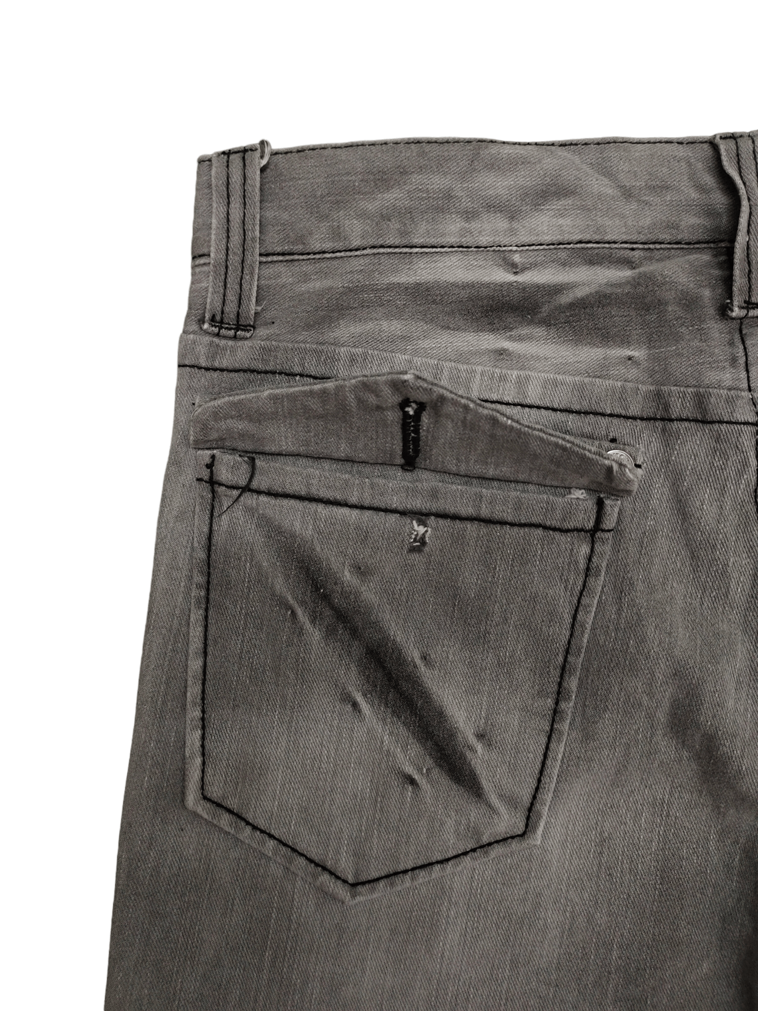 LOWBOX Lowbox Distress Faded Denim Jeans Undercovers Style Size US 33 - 13 Thumbnail