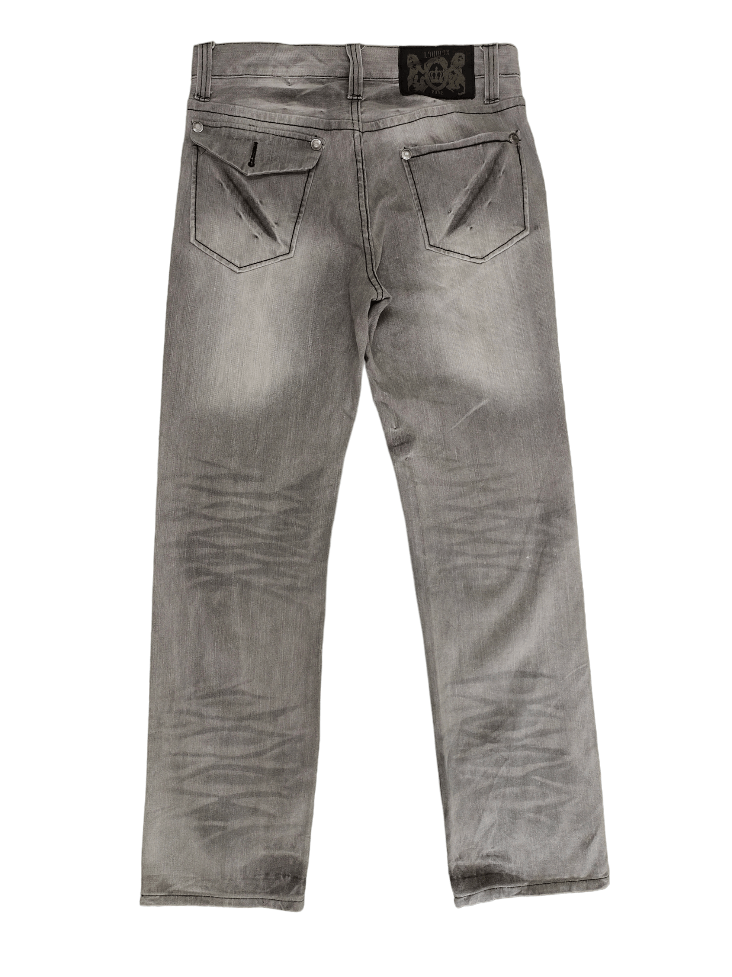 LOWBOX Lowbox Distress Faded Denim Jeans Undercovers Style Size US 33 - 9 Thumbnail