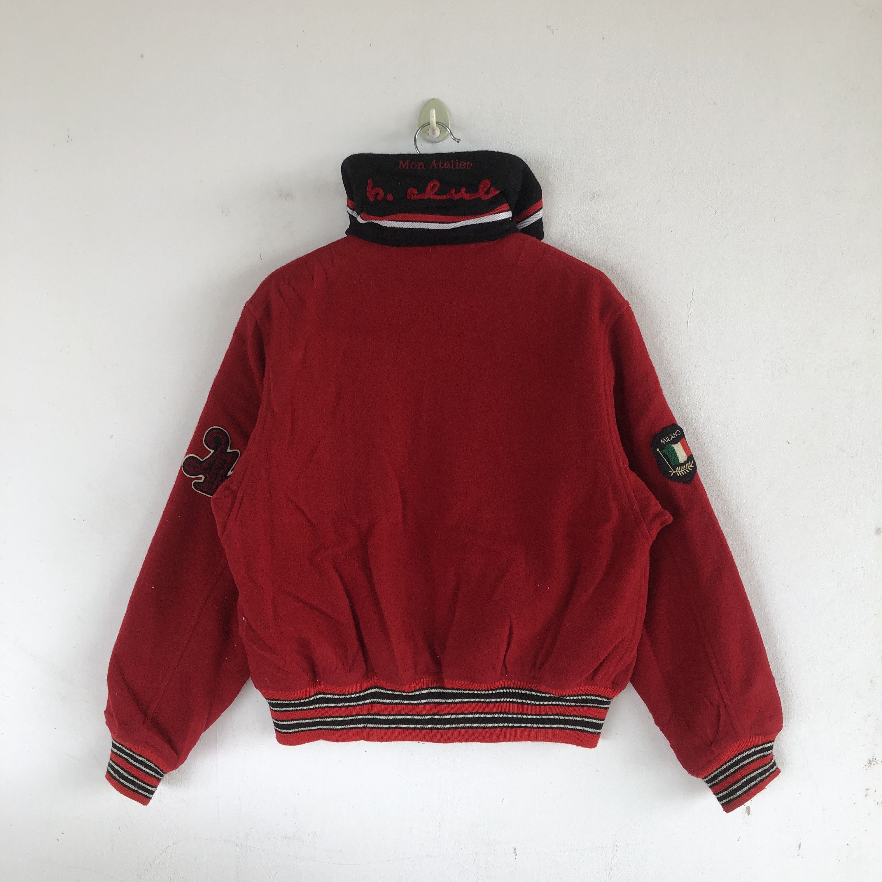 Matsuda × Vintage Vintage Nicole Club Varsity Jackets Letterman Wool Jacket Size US L / EU 52-54 / 3 - 2 Thumbnail