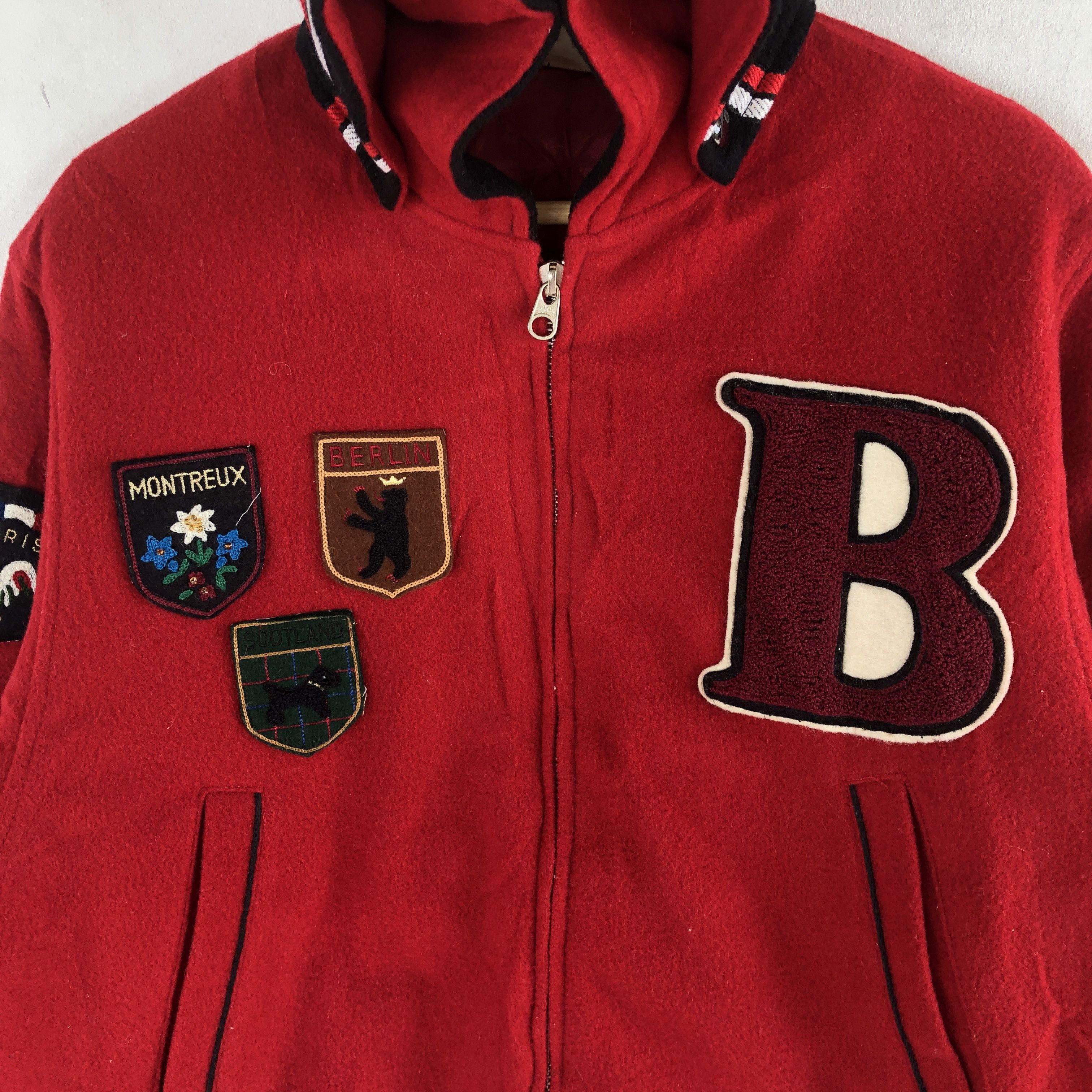 Matsuda × Vintage Vintage Nicole Club Varsity Jackets Letterman Wool Jacket Size US L / EU 52-54 / 3 - 6 Thumbnail