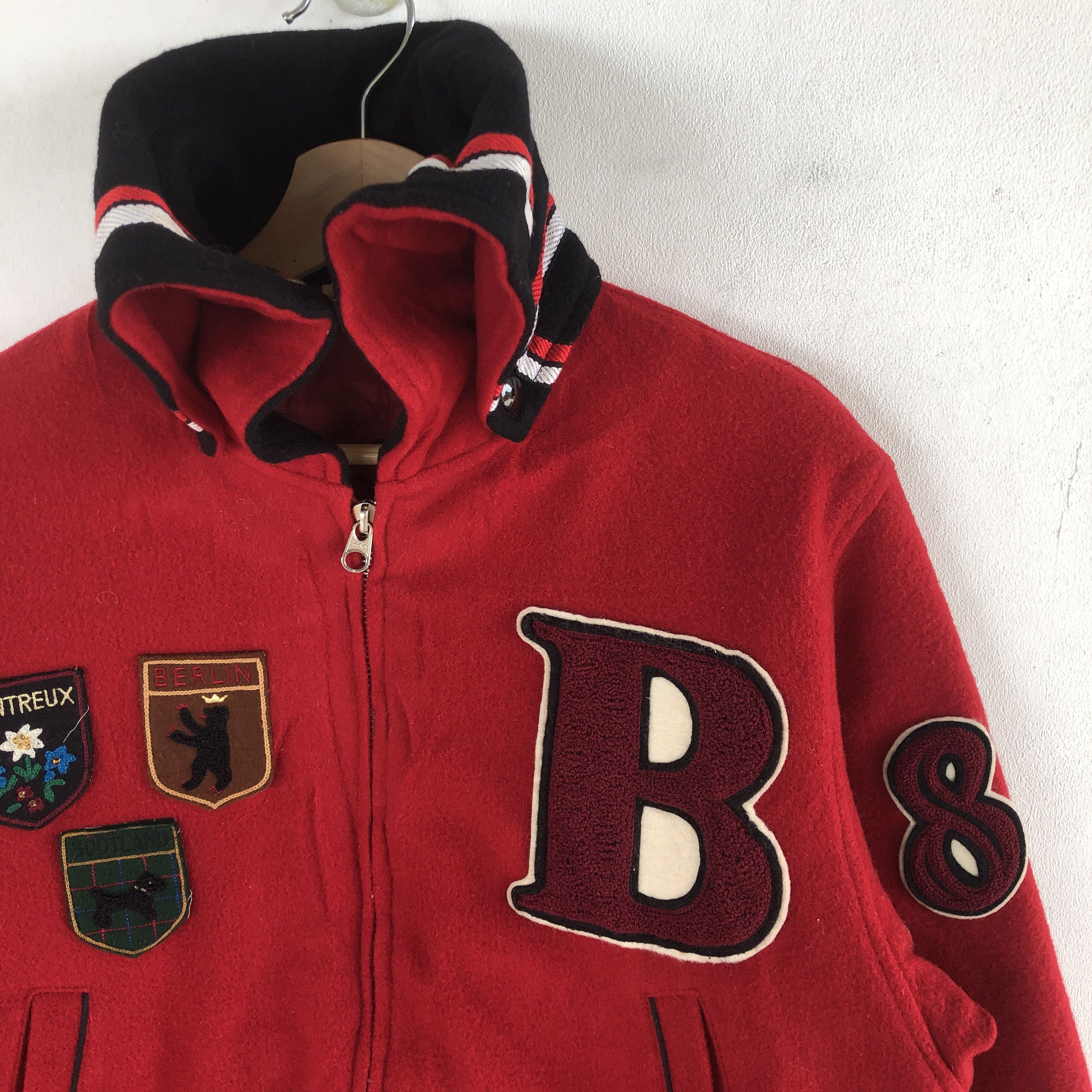 Matsuda × Vintage Vintage Nicole Club Varsity Jackets Letterman Wool Jacket Size US L / EU 52-54 / 3 - 4 Thumbnail