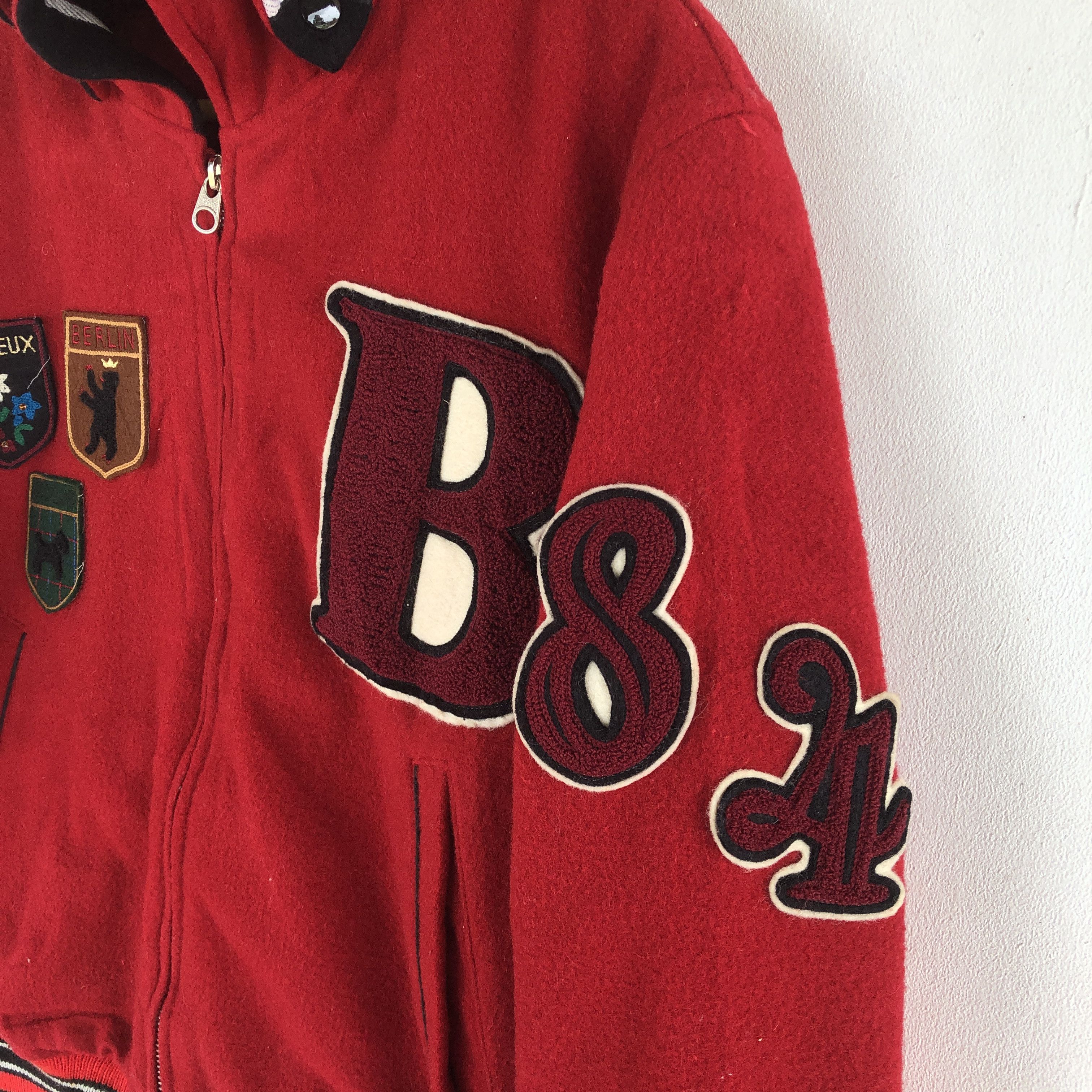 Matsuda × Vintage Vintage Nicole Club Varsity Jackets Letterman Wool Jacket Size US L / EU 52-54 / 3 - 8 Thumbnail