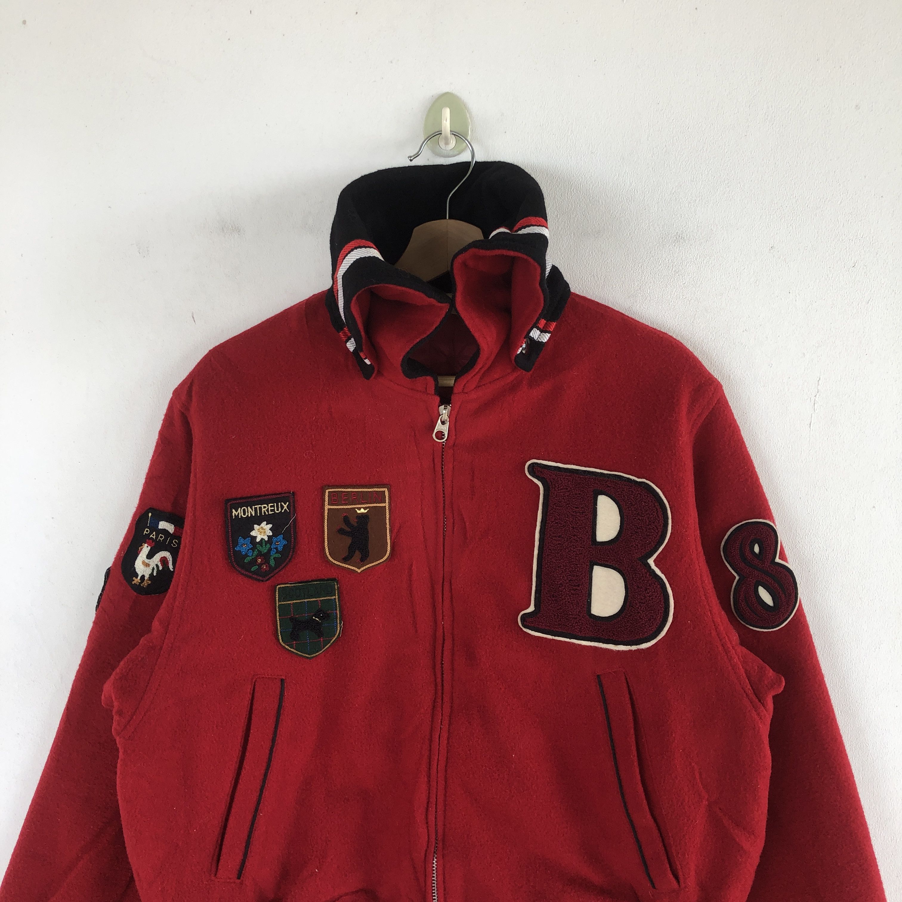 Matsuda × Vintage Vintage Nicole Club Varsity Jackets Letterman Wool Jacket Size US L / EU 52-54 / 3 - 3 Thumbnail