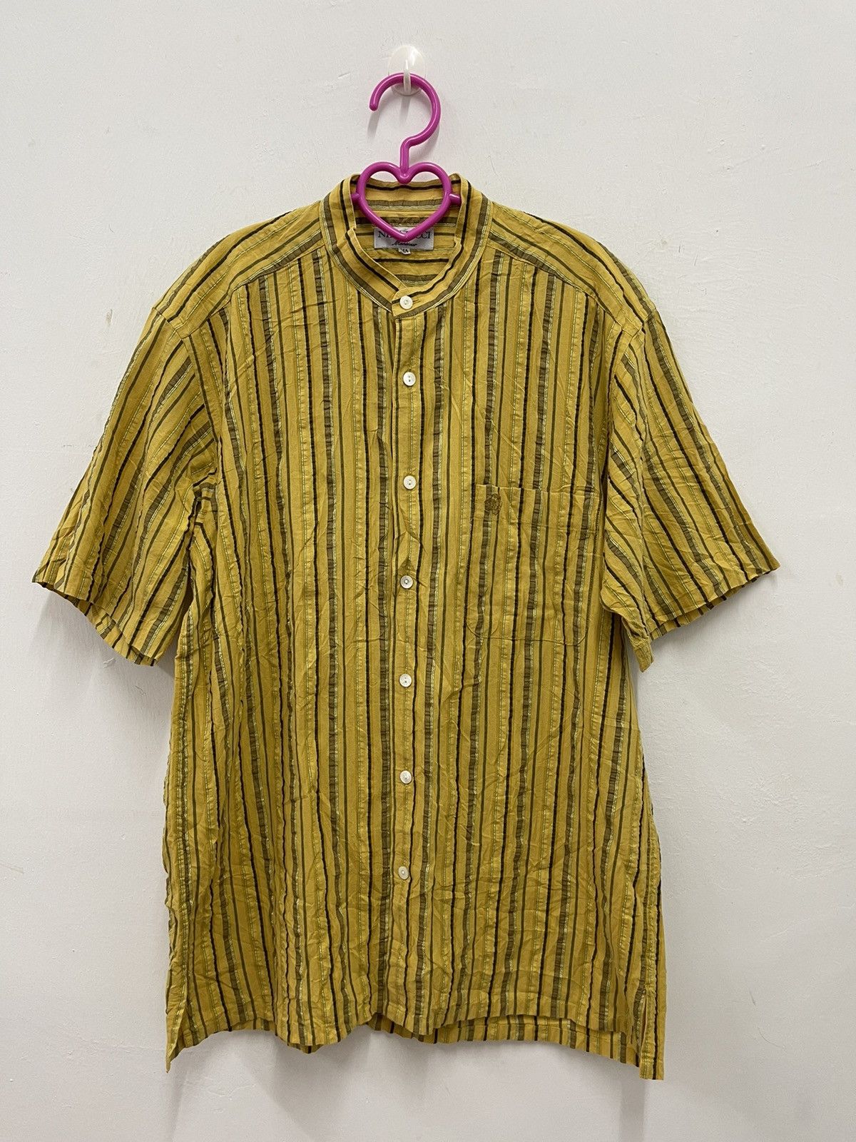 Vintage NINA RICCI Monsieur Single Pocket Button Up Shirt
