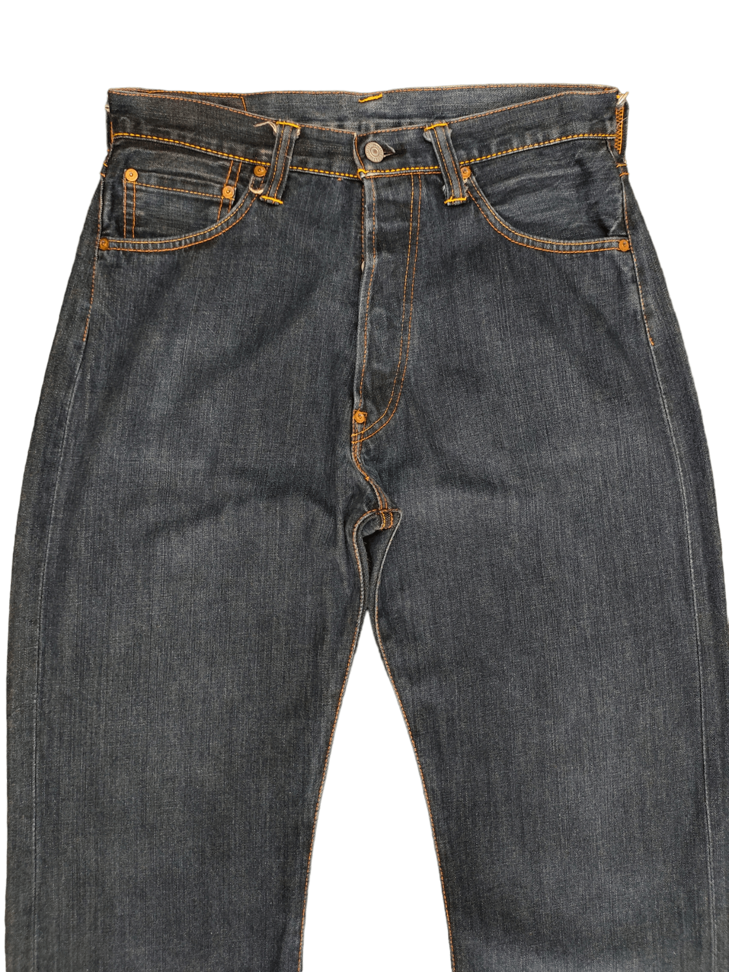 Evisu Evisu No 3 Yellow Seagull Paint Denim Jeans Size US 32 / EU 48 - 12 Thumbnail