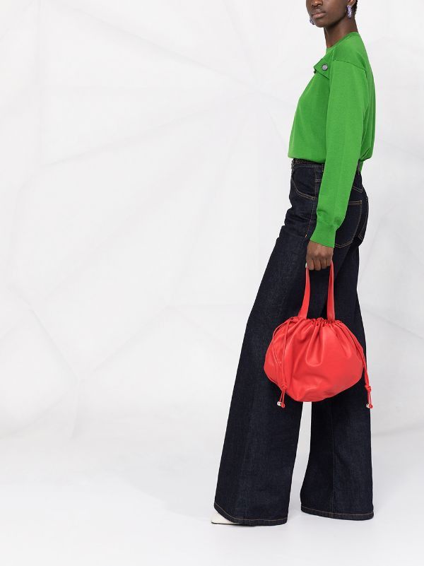 Bottega Veneta Green Button Detail Knitted Wool Sweater Size S / US 4 / IT 40 - 4 Thumbnail