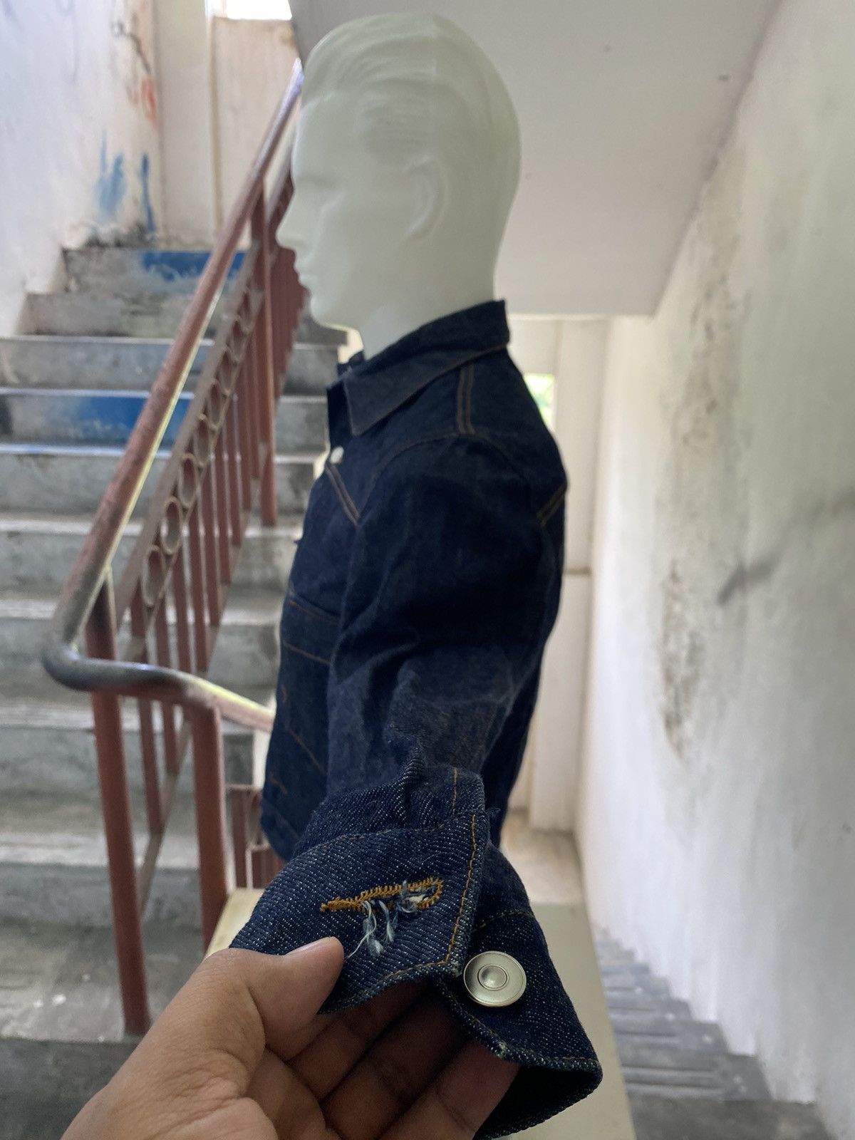 A.P.C. A.P.C RAW SELVEDGE DENIM JEANS JACKET JAPAN MADE Size M / US 6-8 / IT 42-44 - 3 Thumbnail