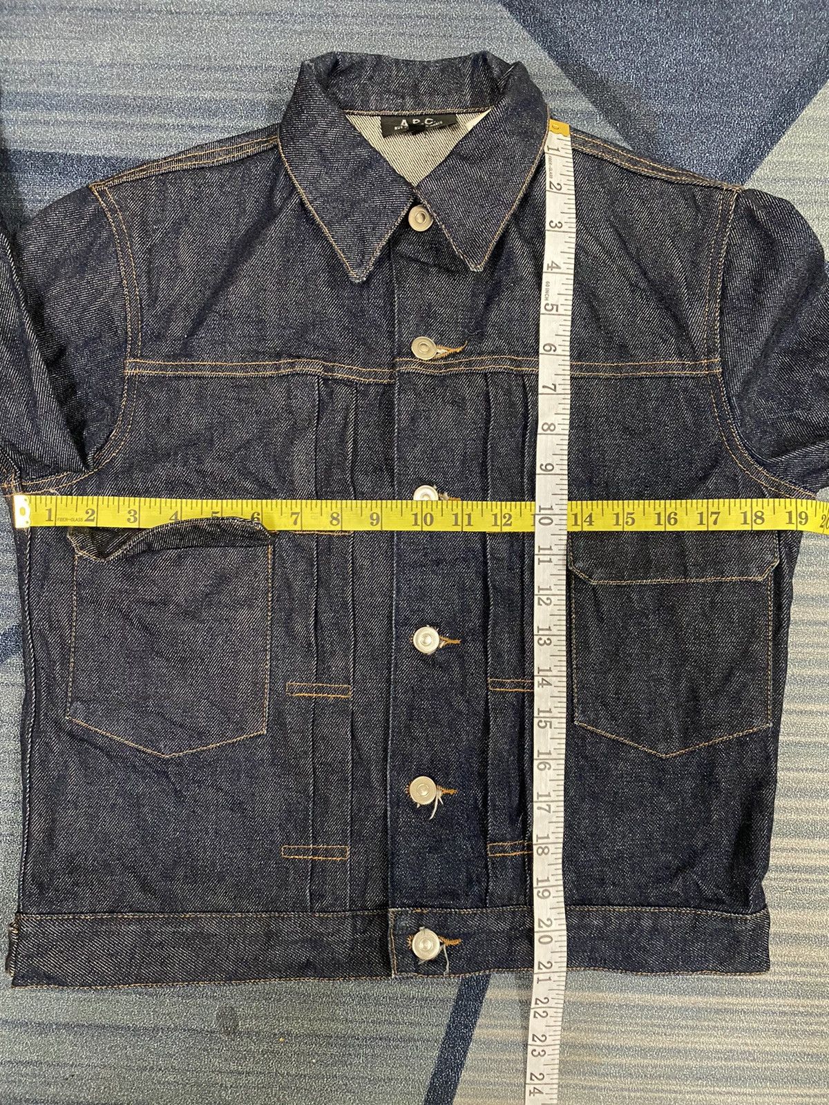 A.P.C. A.P.C RAW SELVEDGE DENIM JEANS JACKET JAPAN MADE Size M / US 6-8 / IT 42-44 - 9 Thumbnail