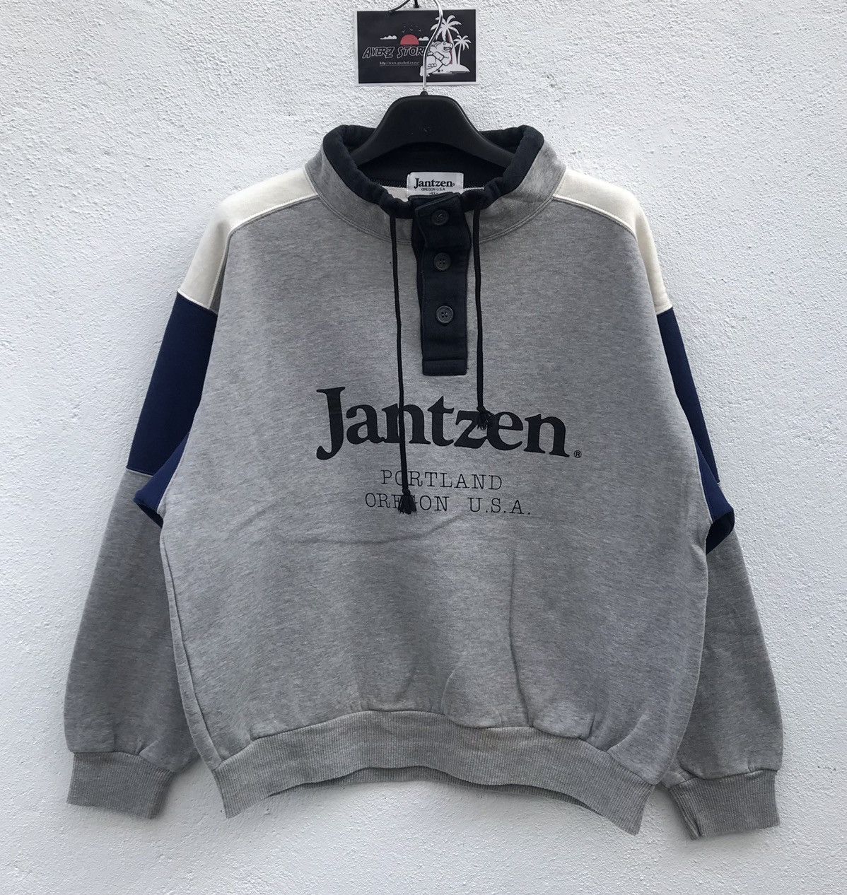 Jantzen Vintage Jantzen Big Logo Crewneck Sweatshirt Size US L / EU 52-54 / 3 - 1 Thumbnail
