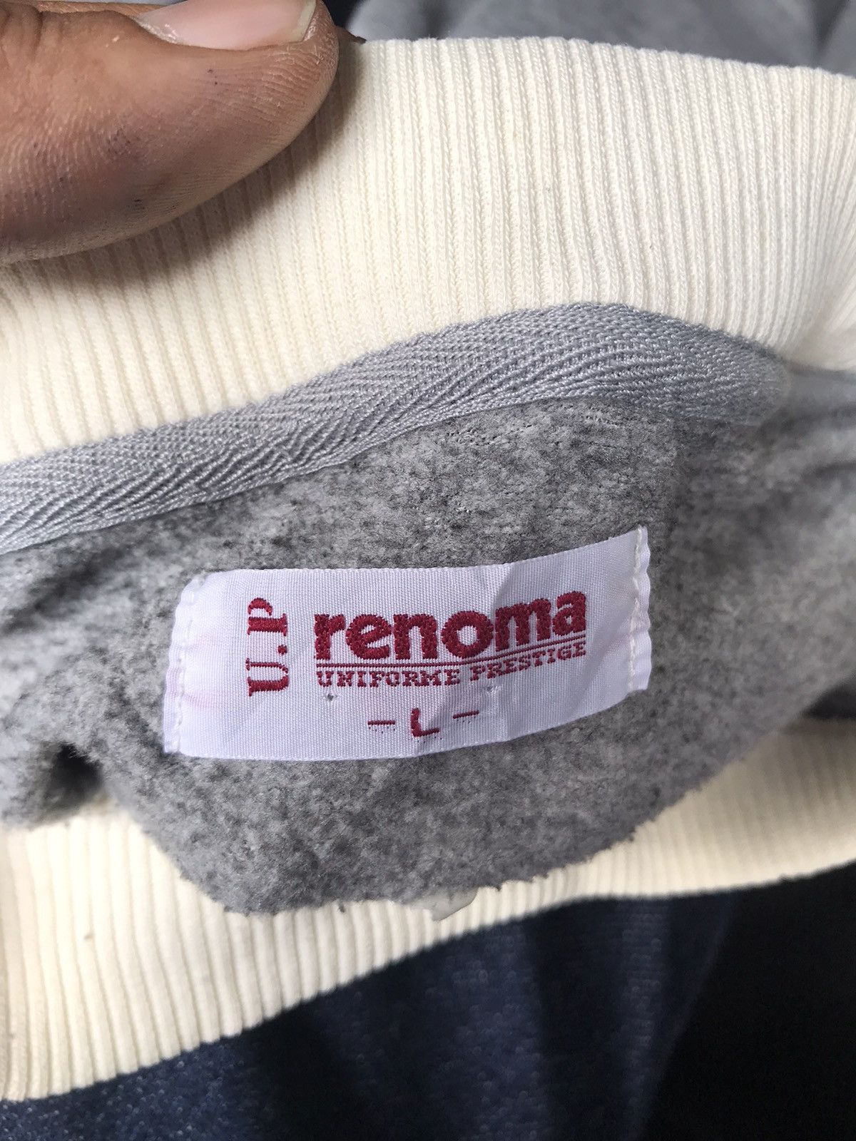 Renoma × Vintage Vintage 90s UP Renoma Sweatshirt Big Logo Size US M / EU 48-50 / 2 - 6 Thumbnail