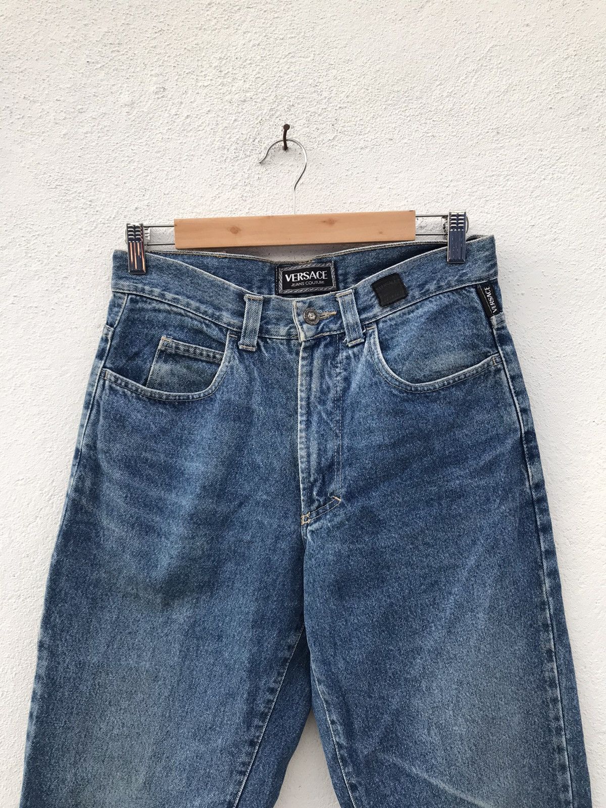 Versace Jeans Couture × Vintage Made In Italy Vintage Versace Jeans Couture Jeans Size US 29 - 1 Thumbnail