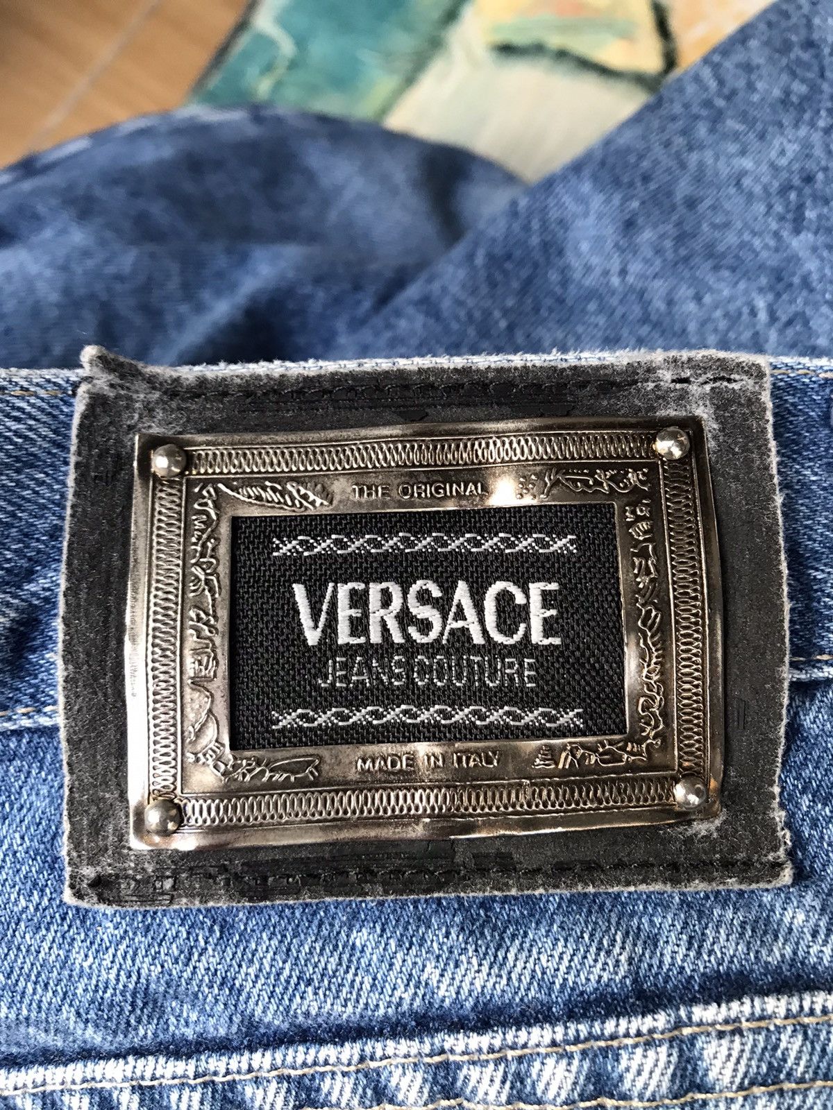 Versace Jeans Couture × Vintage Made In Italy Vintage Versace Jeans Couture Jeans Size US 29 - 12 Thumbnail