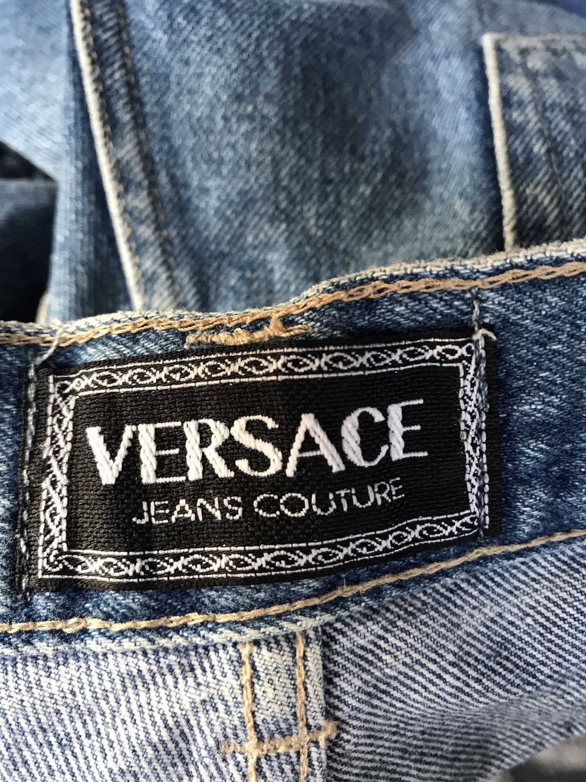 Versace Jeans Couture × Vintage Made In Italy Vintage Versace Jeans Couture Jeans Size US 29 - 14 Thumbnail