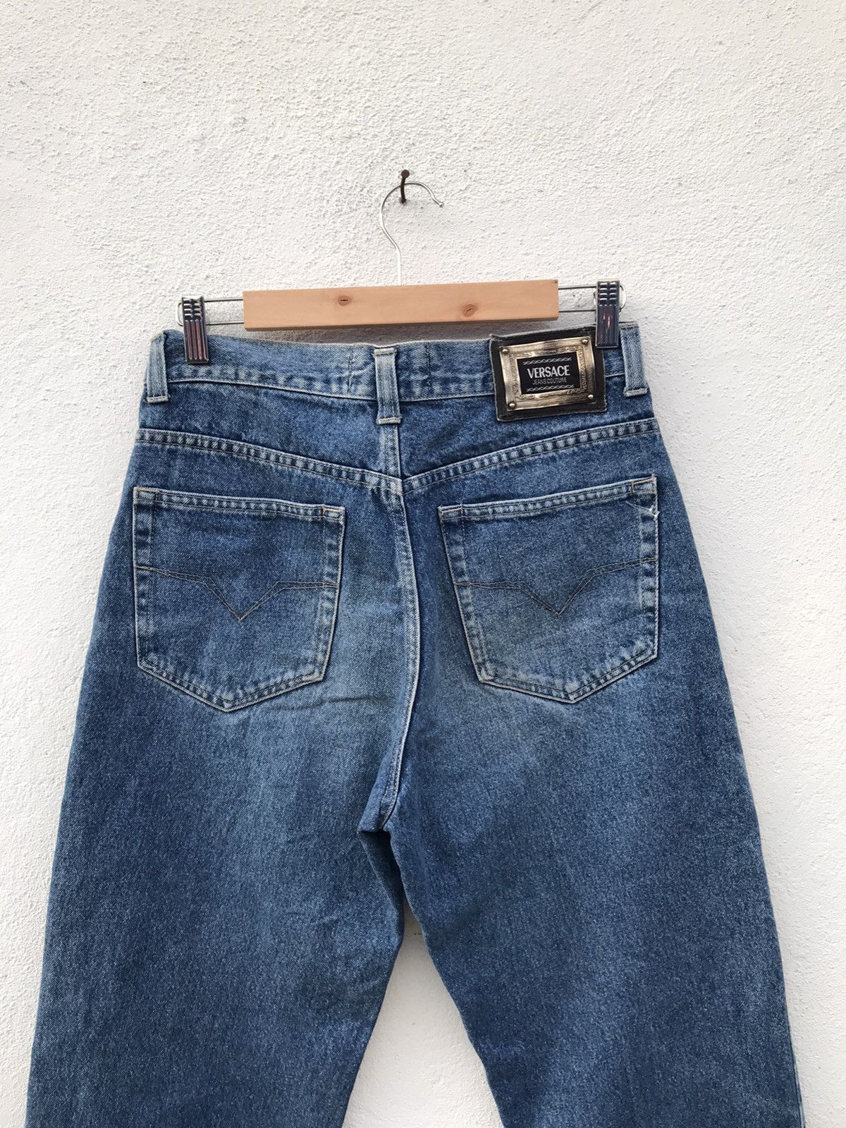 Versace Jeans Couture × Vintage Made In Italy Vintage Versace Jeans Couture Jeans Size US 29 - 8 Thumbnail