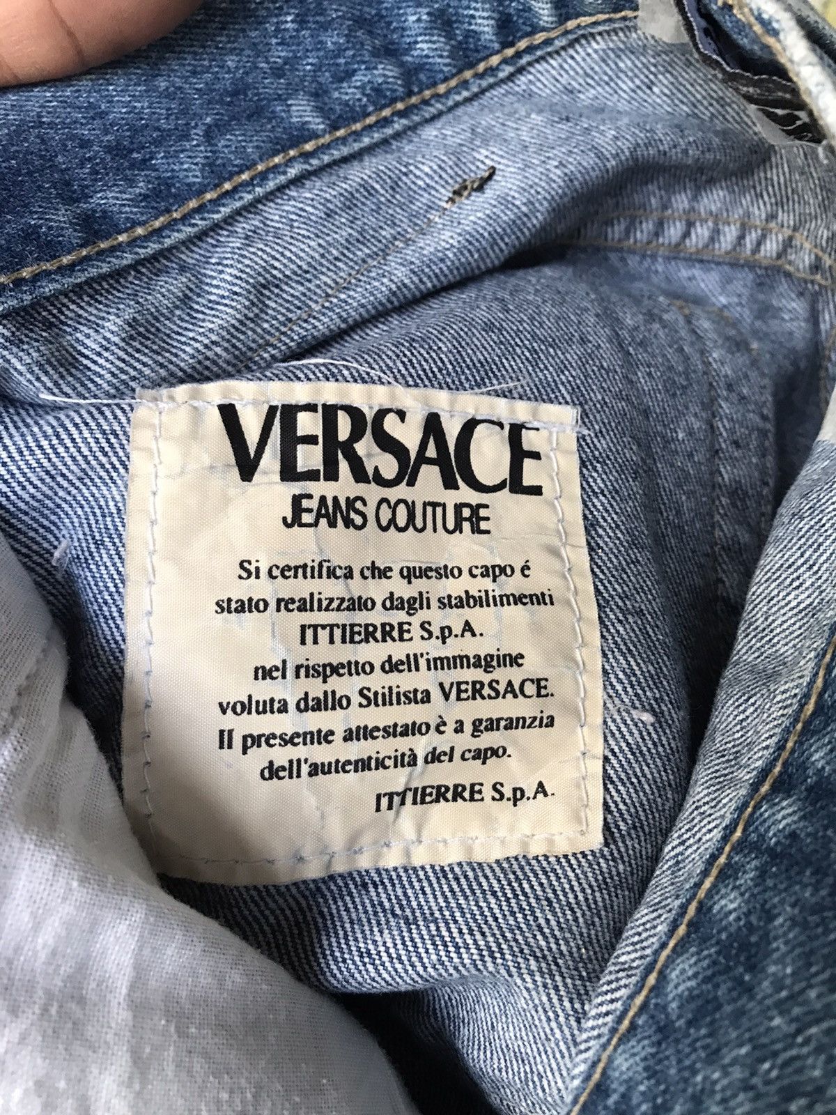 Versace Jeans Couture × Vintage Made In Italy Vintage Versace Jeans Couture Jeans Size US 29 - 16 Thumbnail