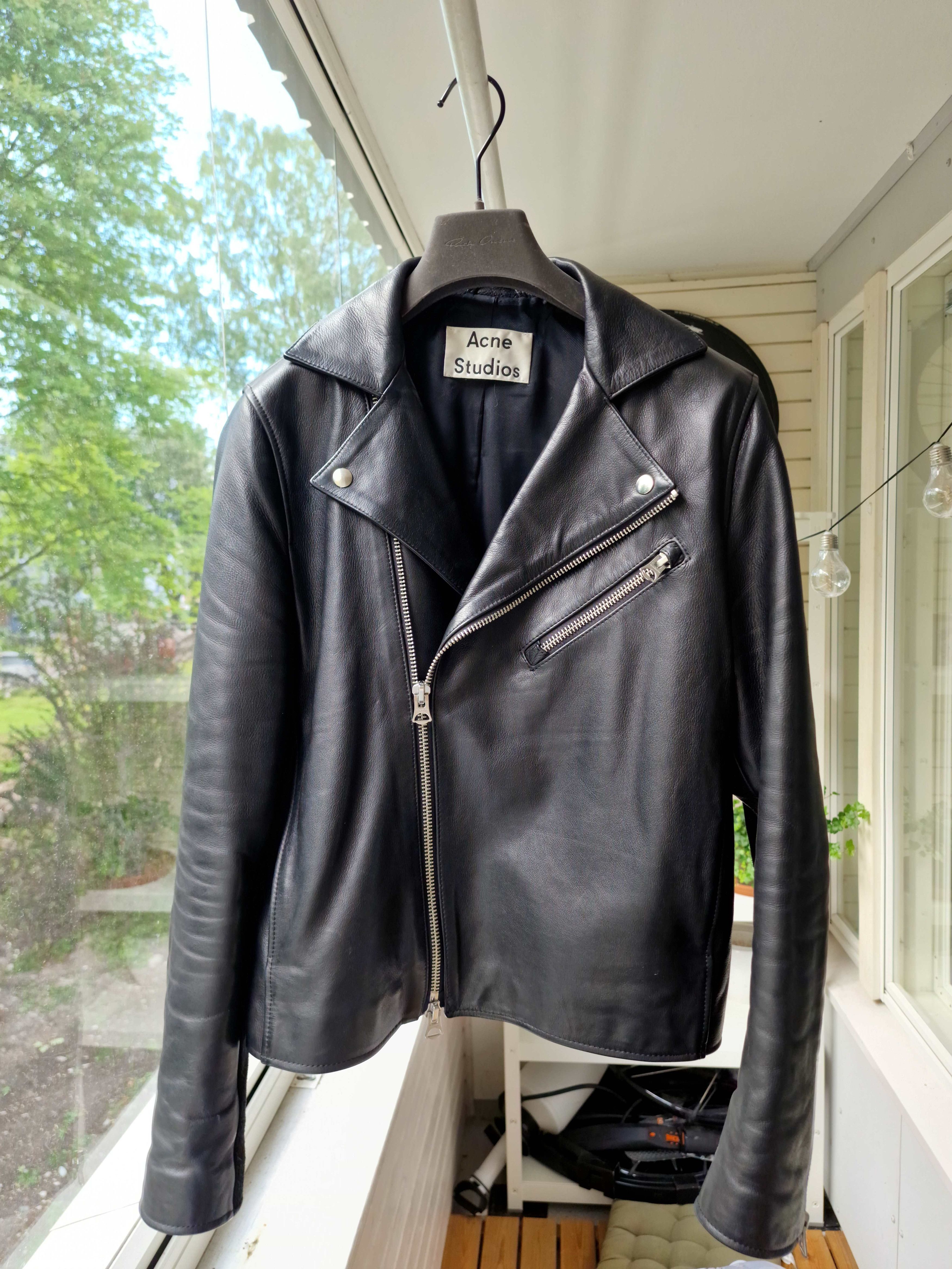 ジャケット・アウター acne studios gibson Acne Studios Leather Jacket - Size 38
