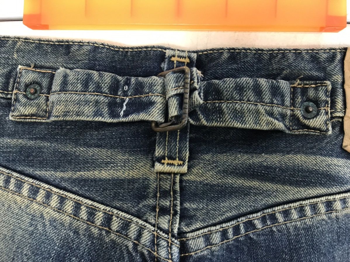Levi's × Vintage Vintage Levi’s Distressed Design Buckle Back Denim Jeans Size US 33 - 15 Thumbnail