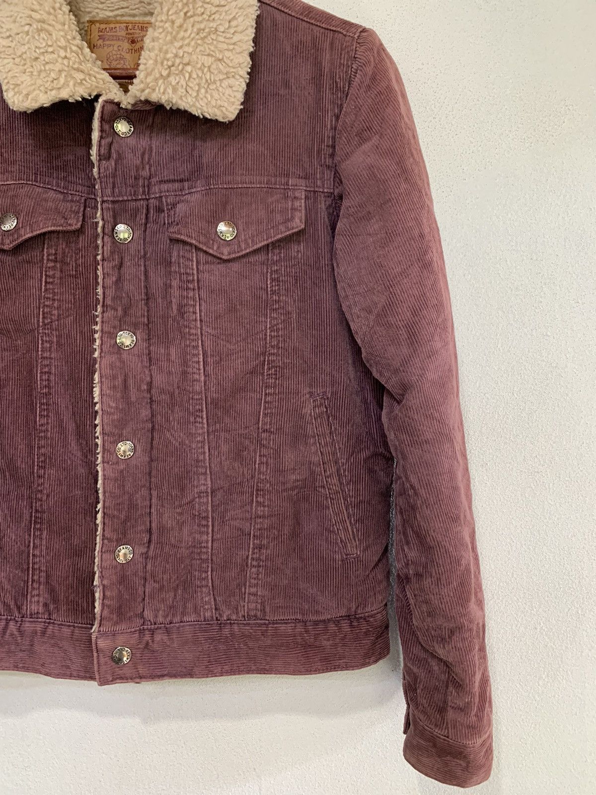 Beams Plus × Japanese Brand Beams Boy Jeans’ Cudroy Jacket with Fleece Size US M / EU 48-50 / 2 - 4 Thumbnail