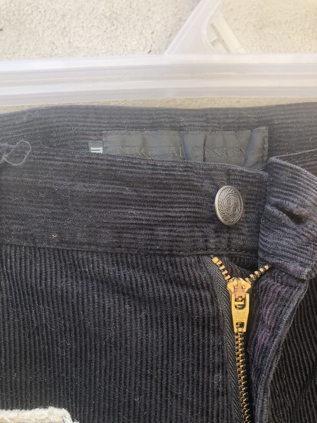 Magical Design RARE!! MAGICAL DESIGN Japan Patchwork Jeans Corduroy Pant Size US 30 / EU 46 - 8 Thumbnail