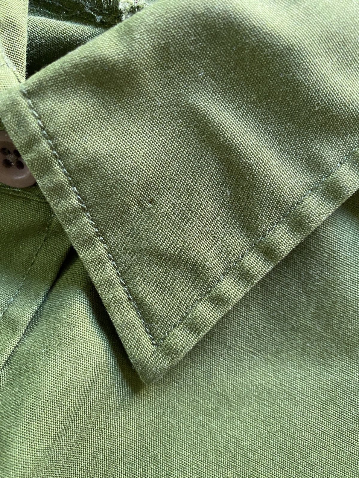 Vintage Vintage Olive Green Short Sleeve Uniform Button Up Size US M / EU 48-50 / 2 - 12 Preview
