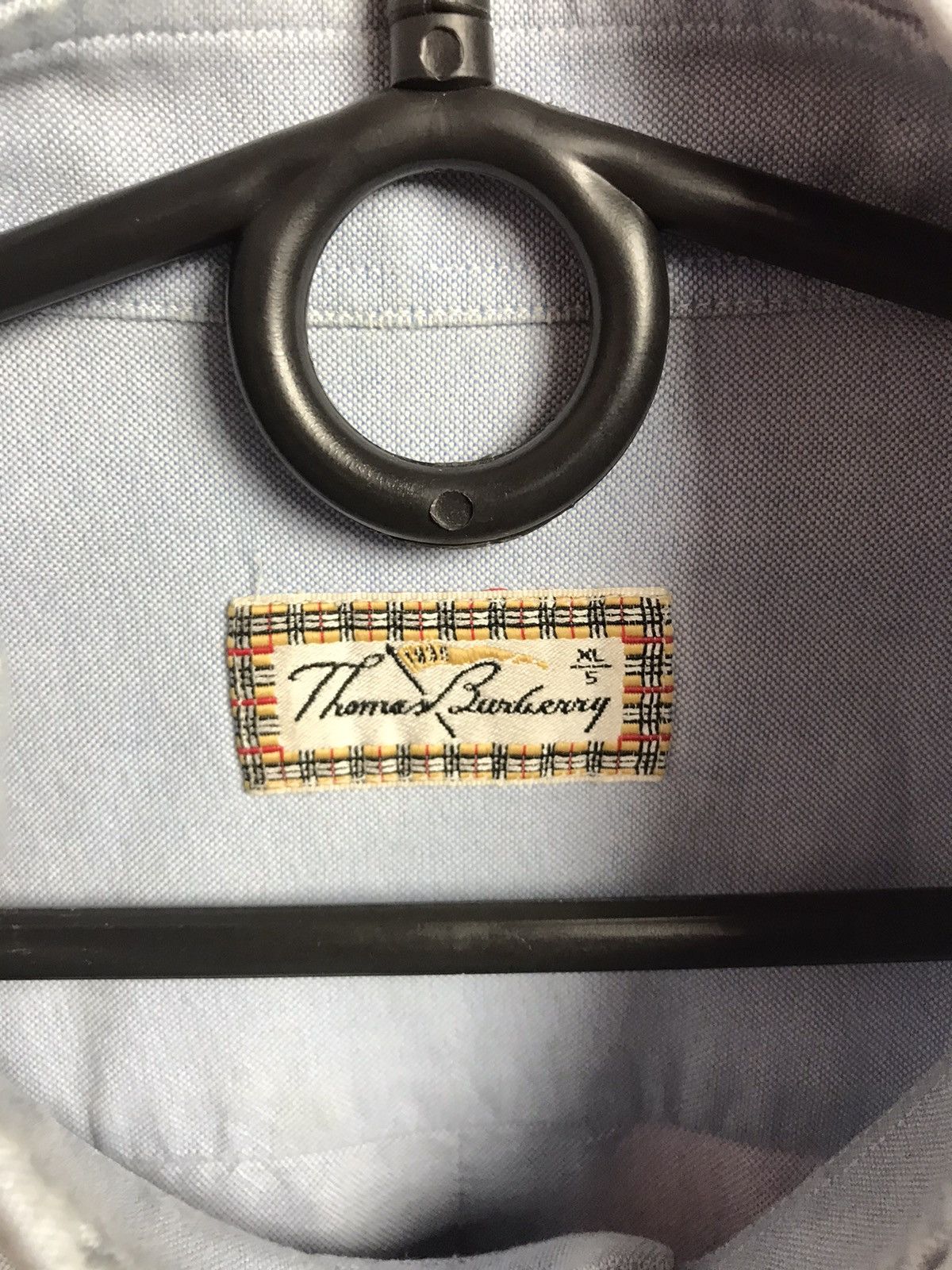 Burberry × Vintage Thomas Burberry luxury streetwear vintage shirt Size US XL / EU 56 / 4 - 3 Thumbnail